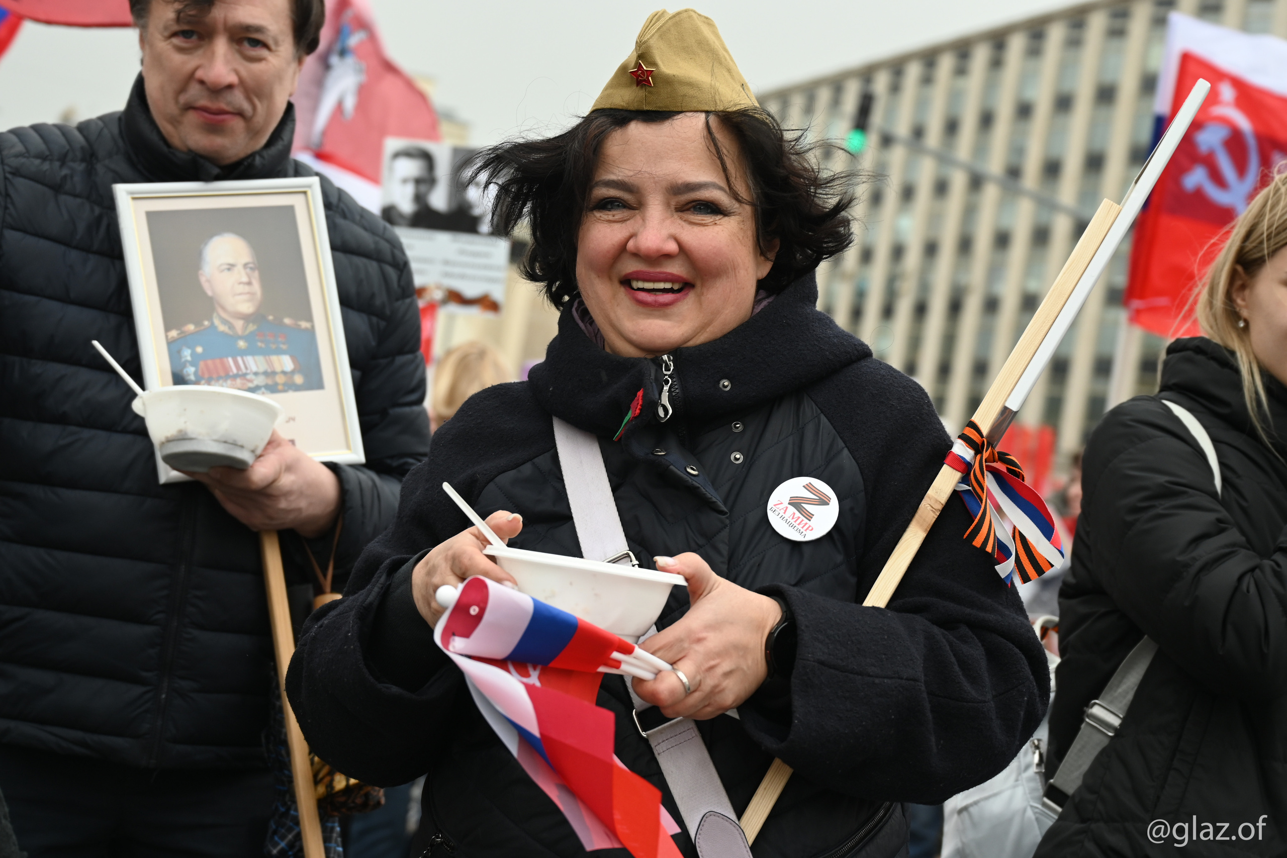 Бессмертный полк. 9-е мая 2022 года. Фотограф Москва Александр Глазов