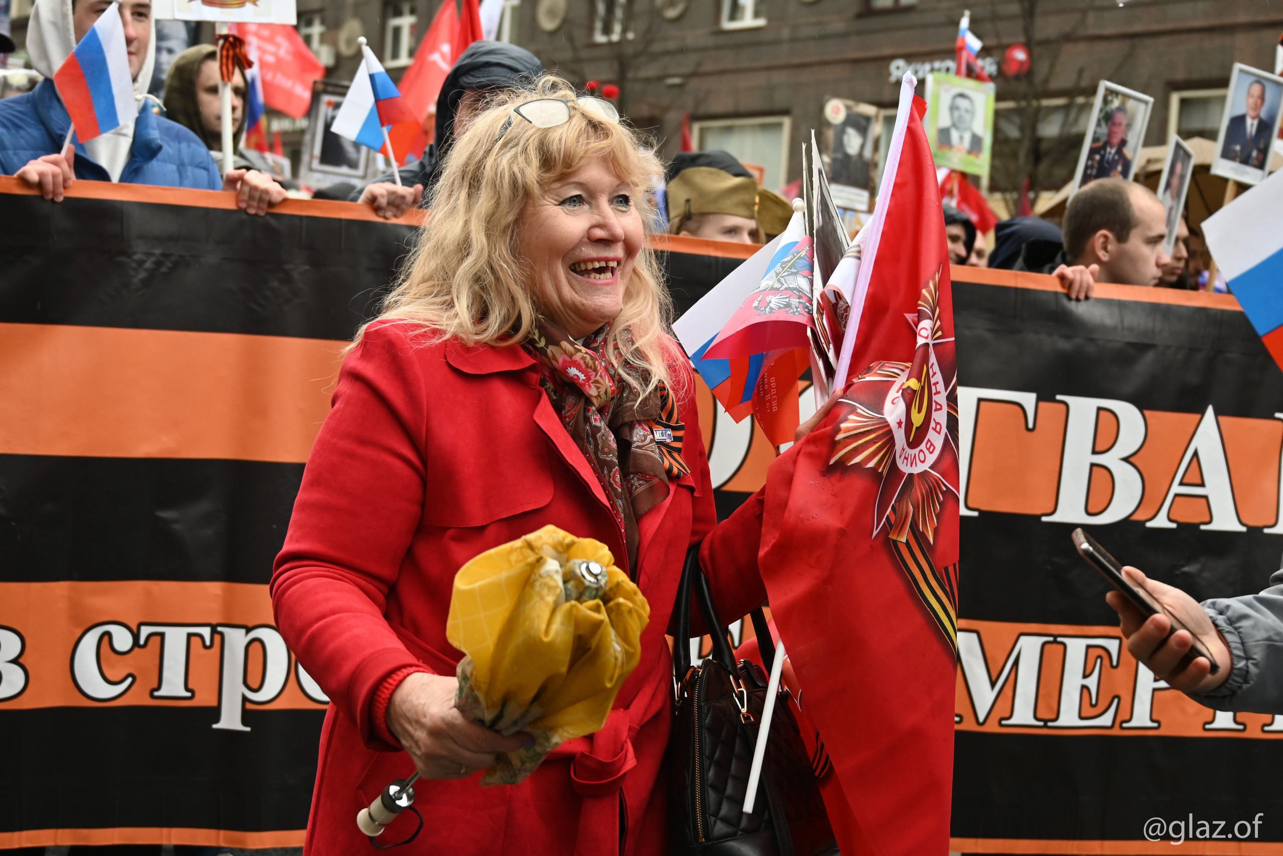 Бессмертный полк. 9-е мая 2022 года. Фотограф Москва Александр Глазов