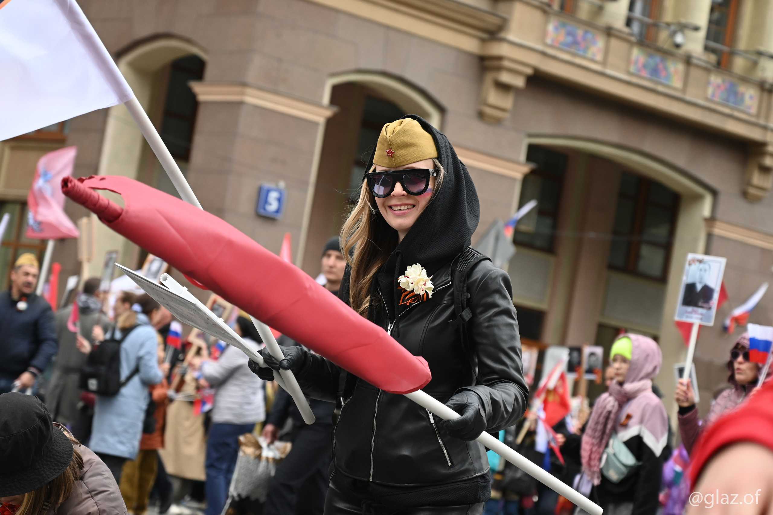 Бессмертный полк. 9-е мая 2022 года. Фотограф Москва Александр Глазов