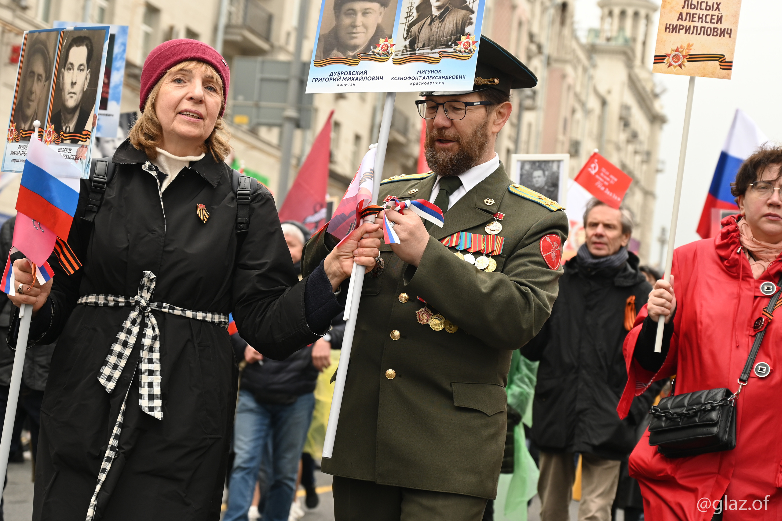 Бессмертный полк. 9-е мая 2022 года. Фотограф Москва Александр Глазов