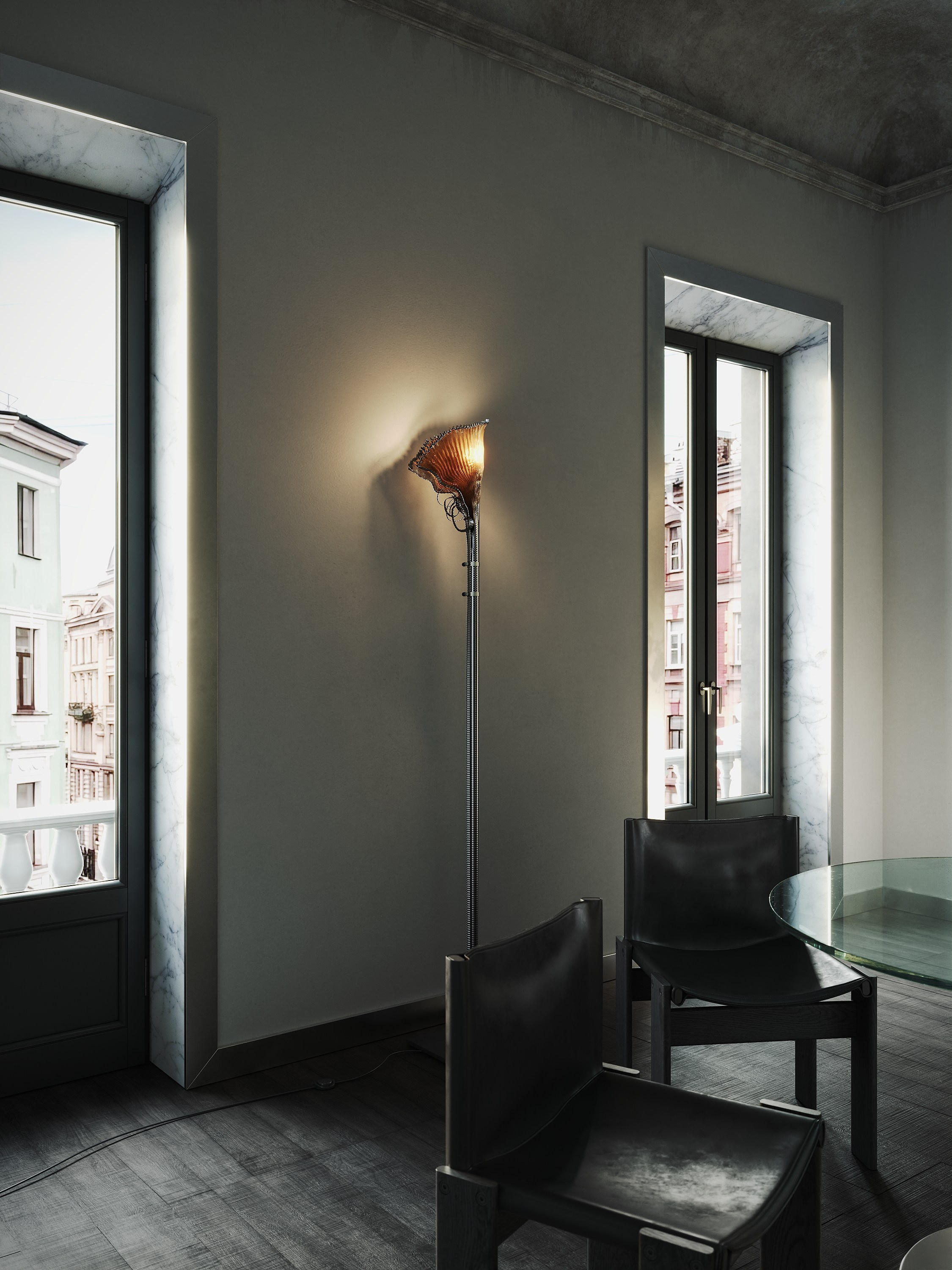 French apartment. VALERIA GORNOSTAEVA. DESIGN AND VISUALIZATION