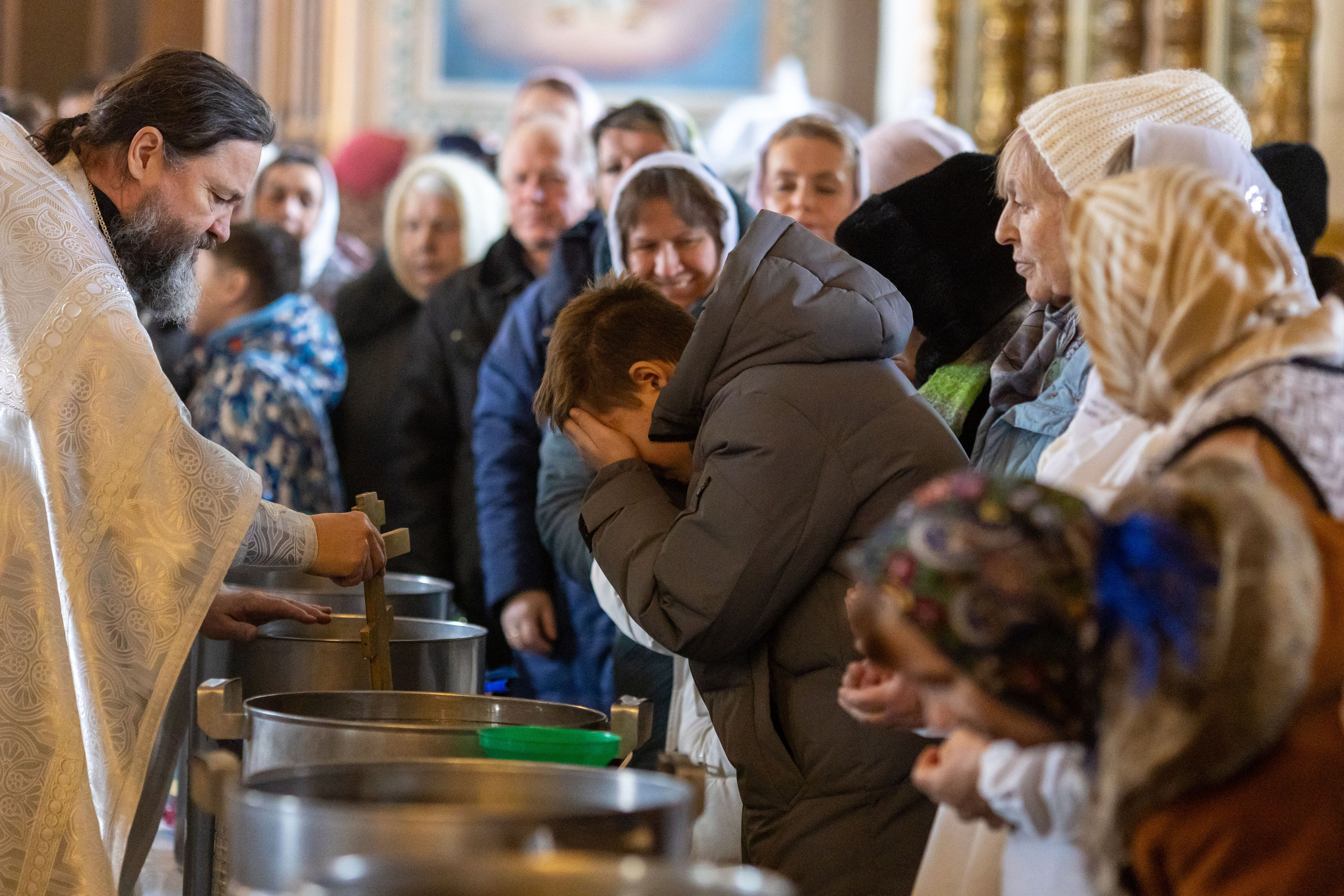Крещение. Утренняя. Семейный и детский фотограф Анна Петракова