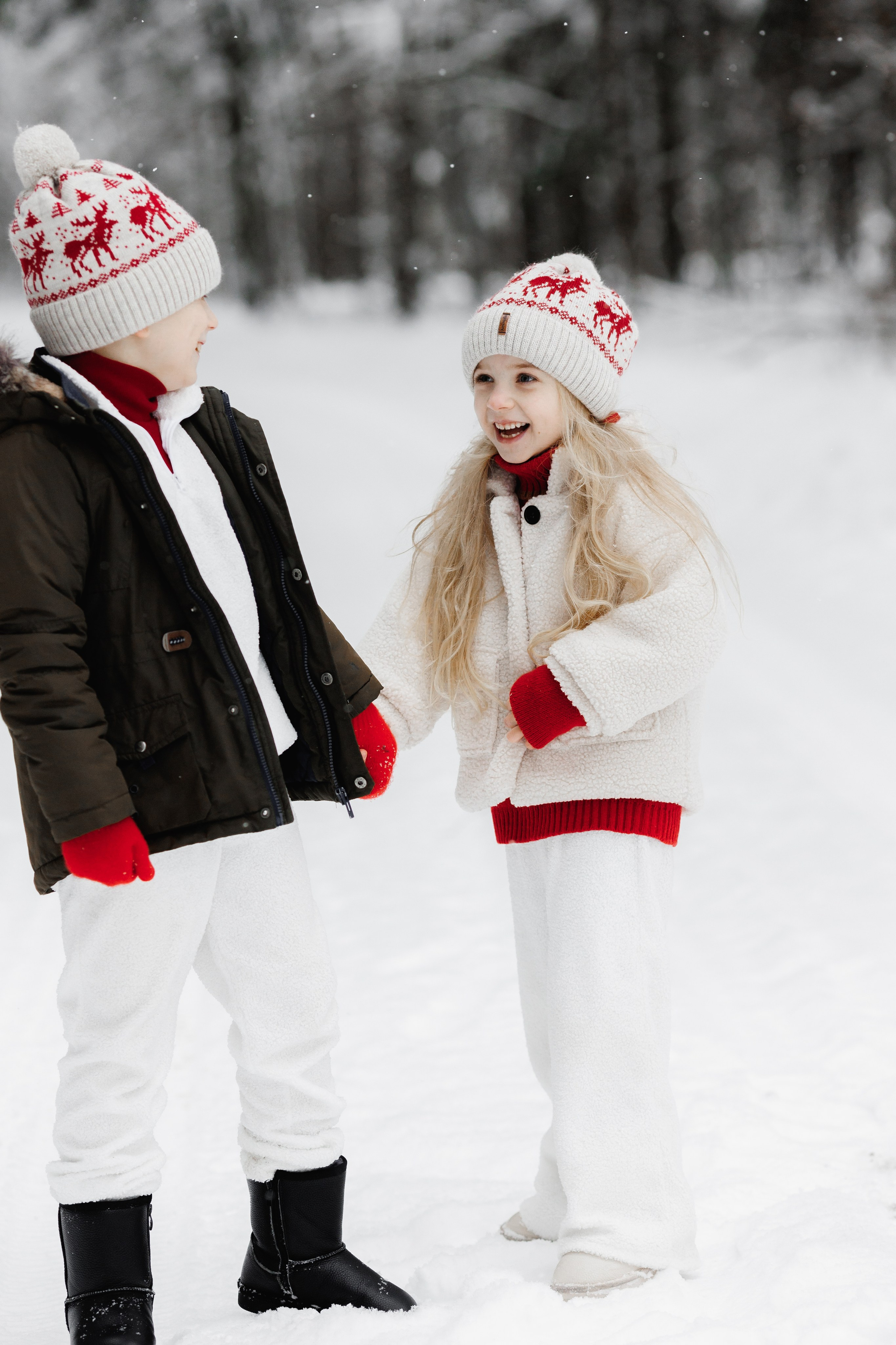 Зимняя фотосессия в лесу. Свадебный и семейный фотограф Витебск, Минск, Андрей Павлов