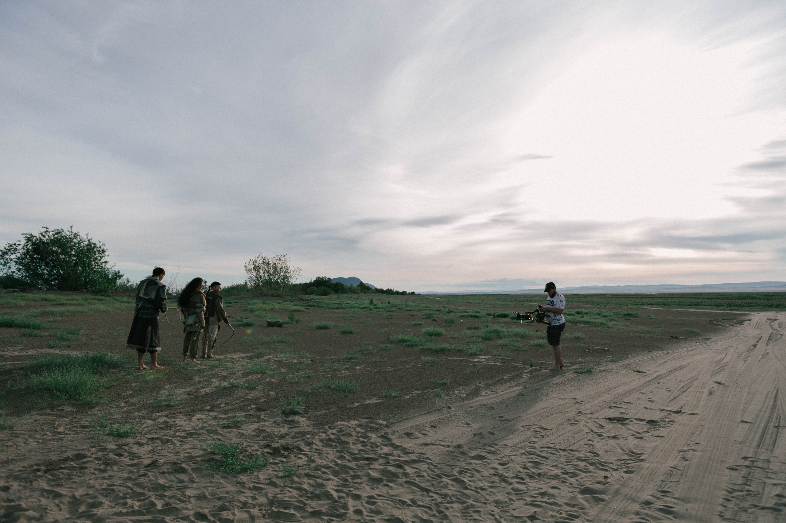 Фото со съемок документального альманаха «КНИГА СТЕПЕЙ». Кинокомпания SL Pictures, г. Абакан
