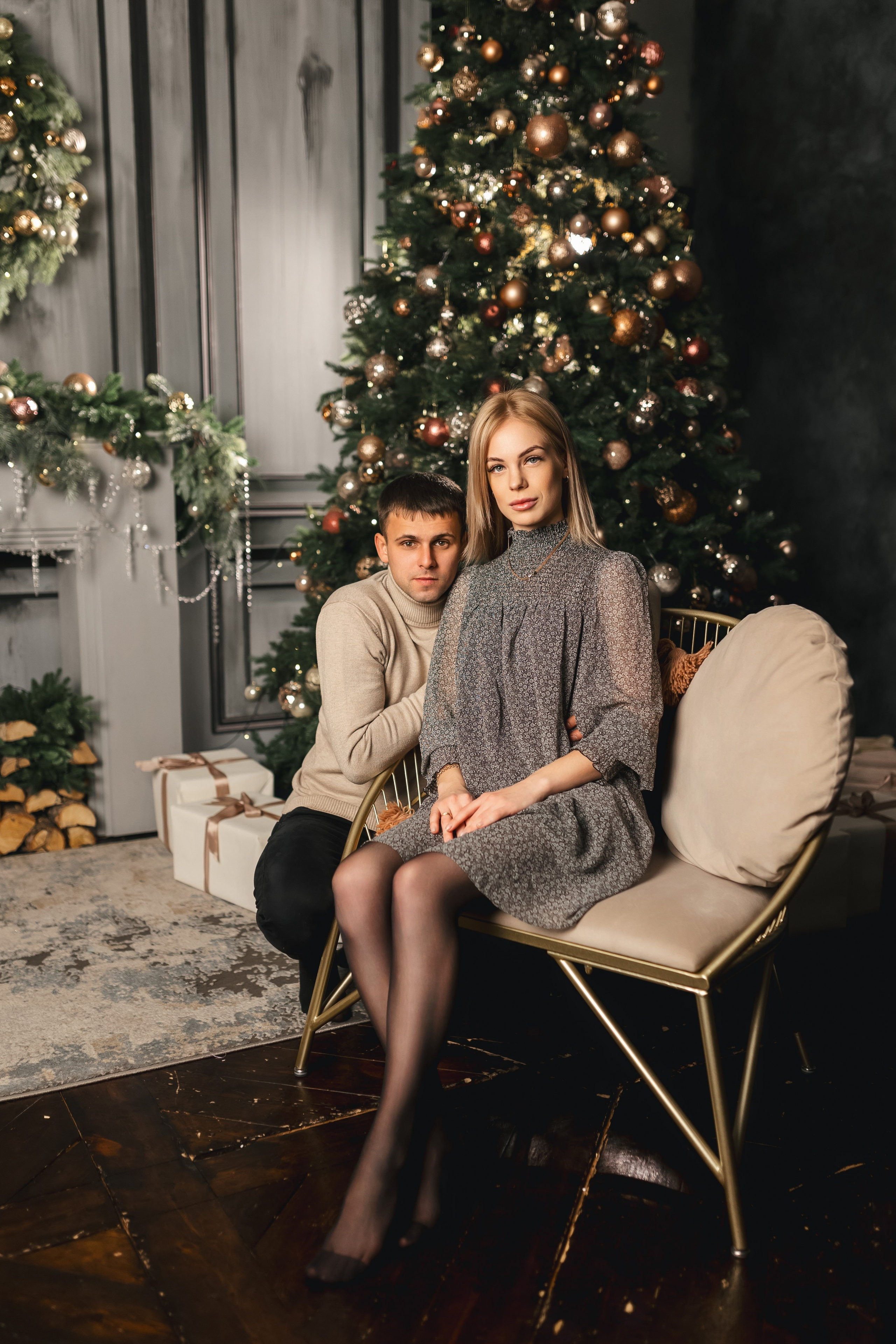 Семейная новогодняя фотосессия в Хабаровске. Свадебный фотограф в Хабаровске