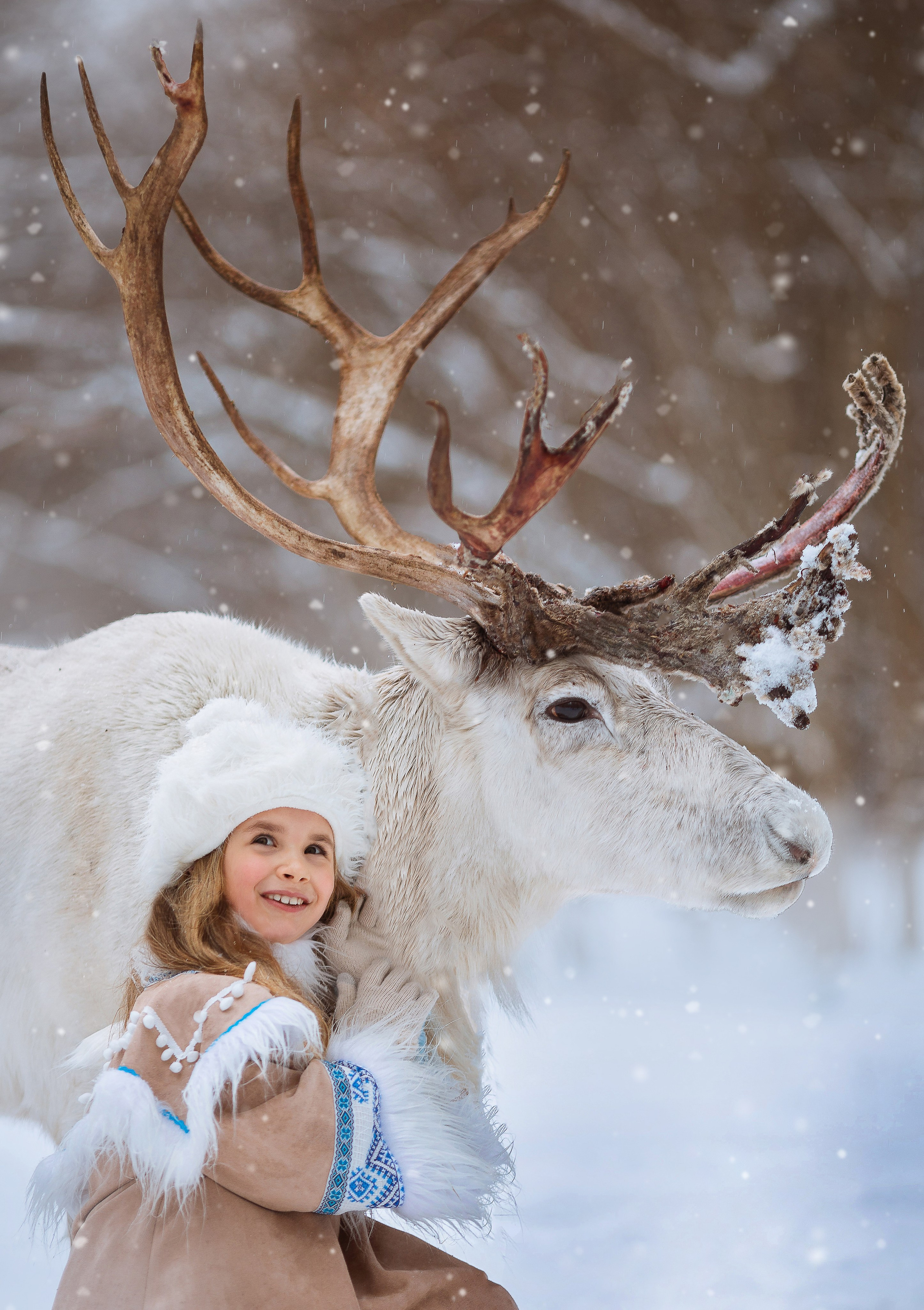 Сказка с оленями. Фотограф Лия Милк | Москва, Подмосковье