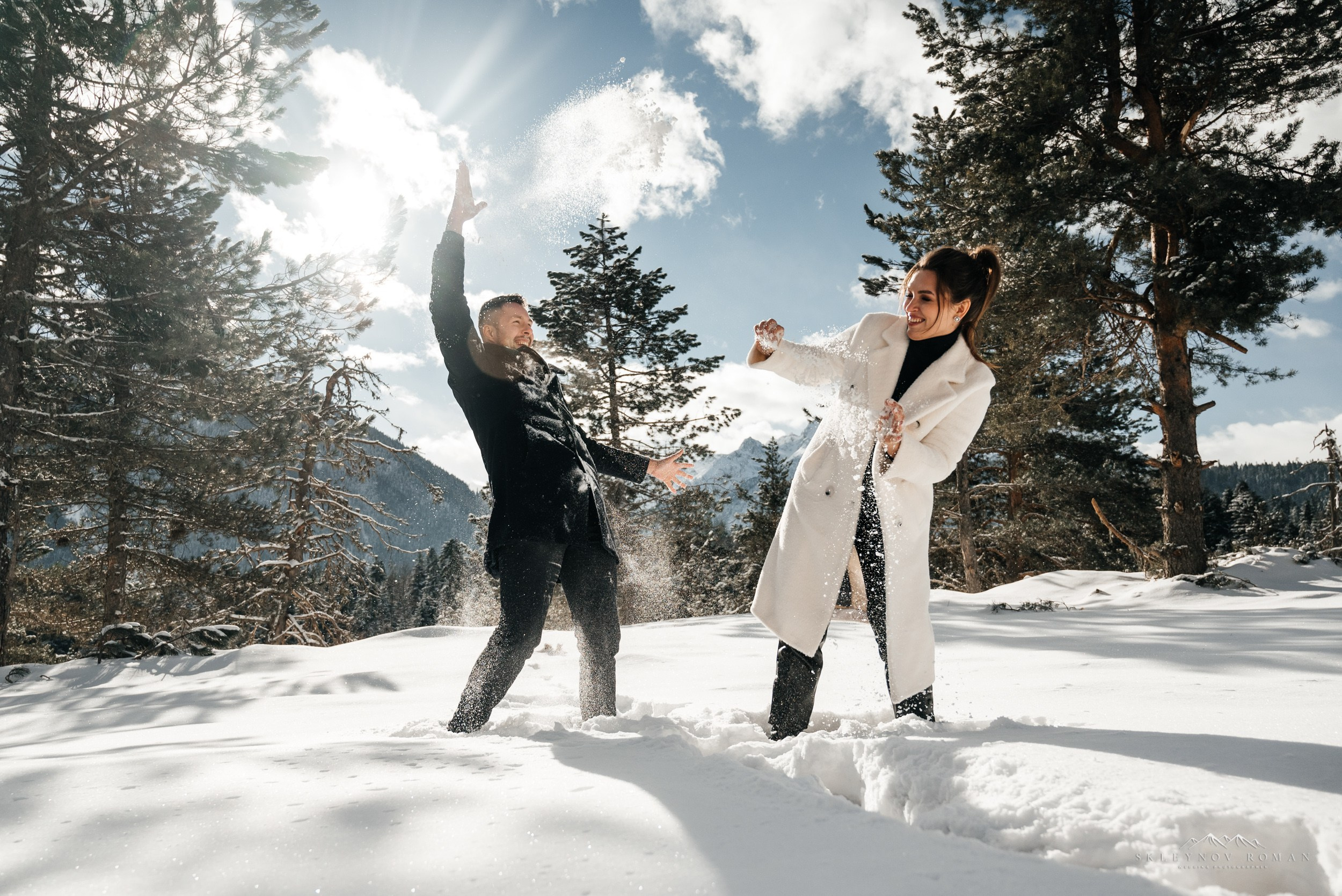 Прогулка Дарьи и Артема в горах Архыза. Свадебный и travel фотограф в Волгограде, Сочи, Домбае, Европе