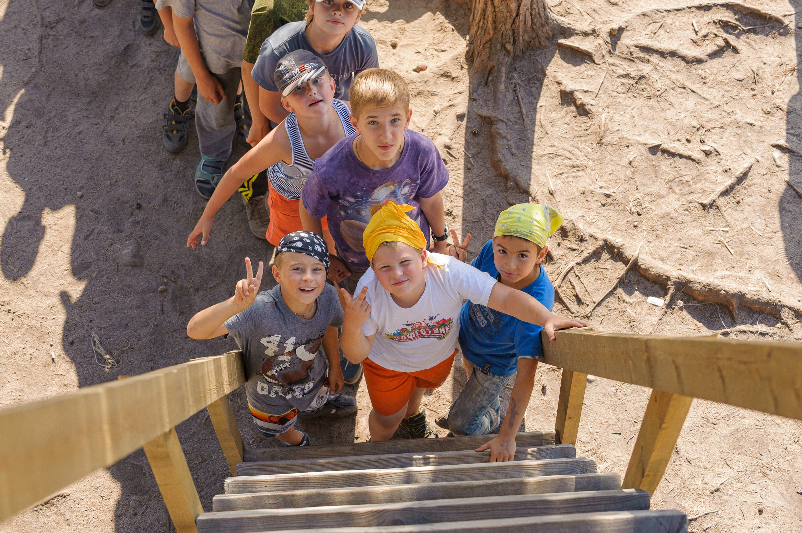 Летние тренировочные сборы Школы Боевых Искусств «МОН» 2013, подвесной городок