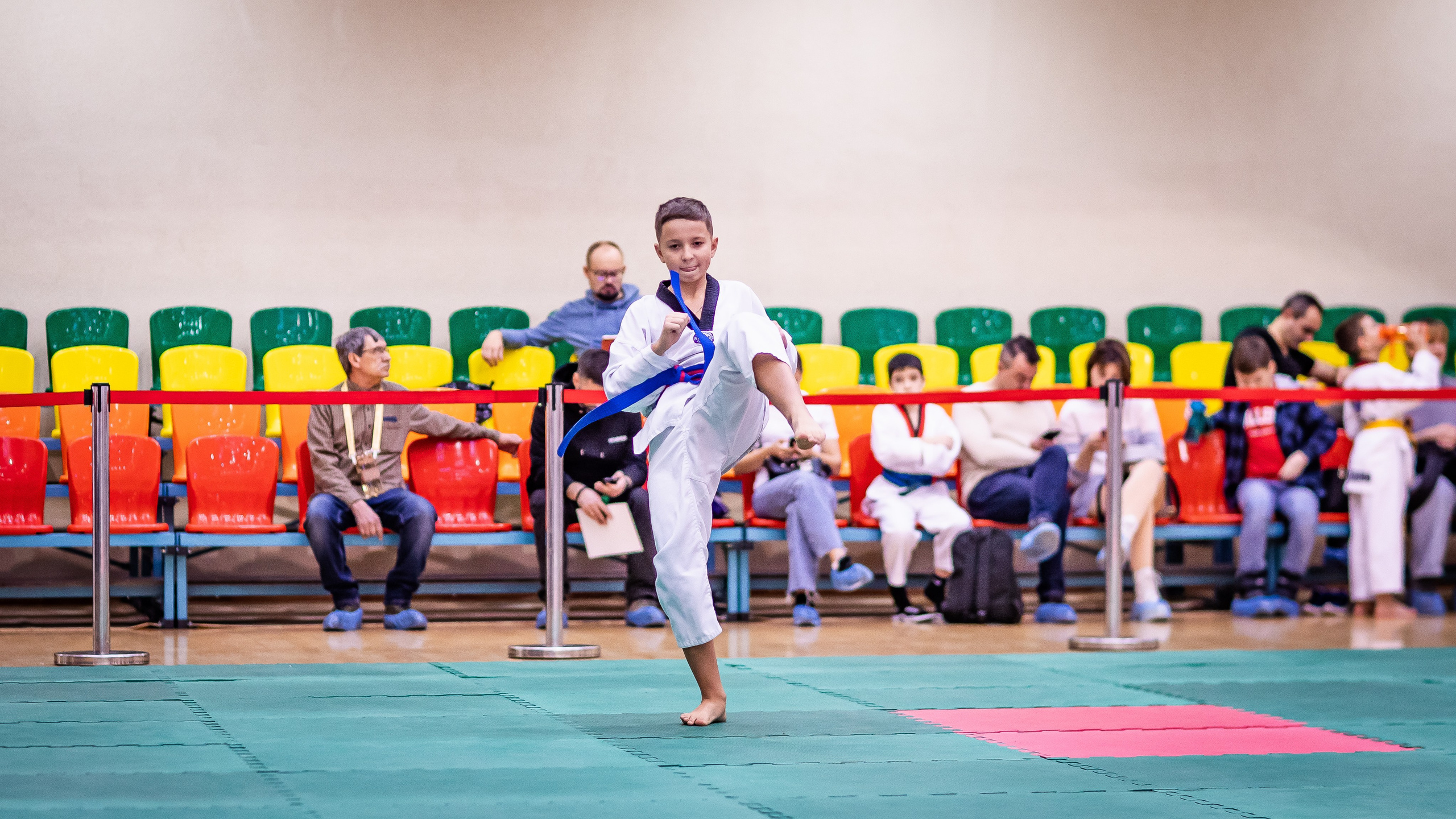 Турнир Федерации детского тхэквондо России по дисциплине ПХУМСЭ. Спортивный фотограф Максим Серегин