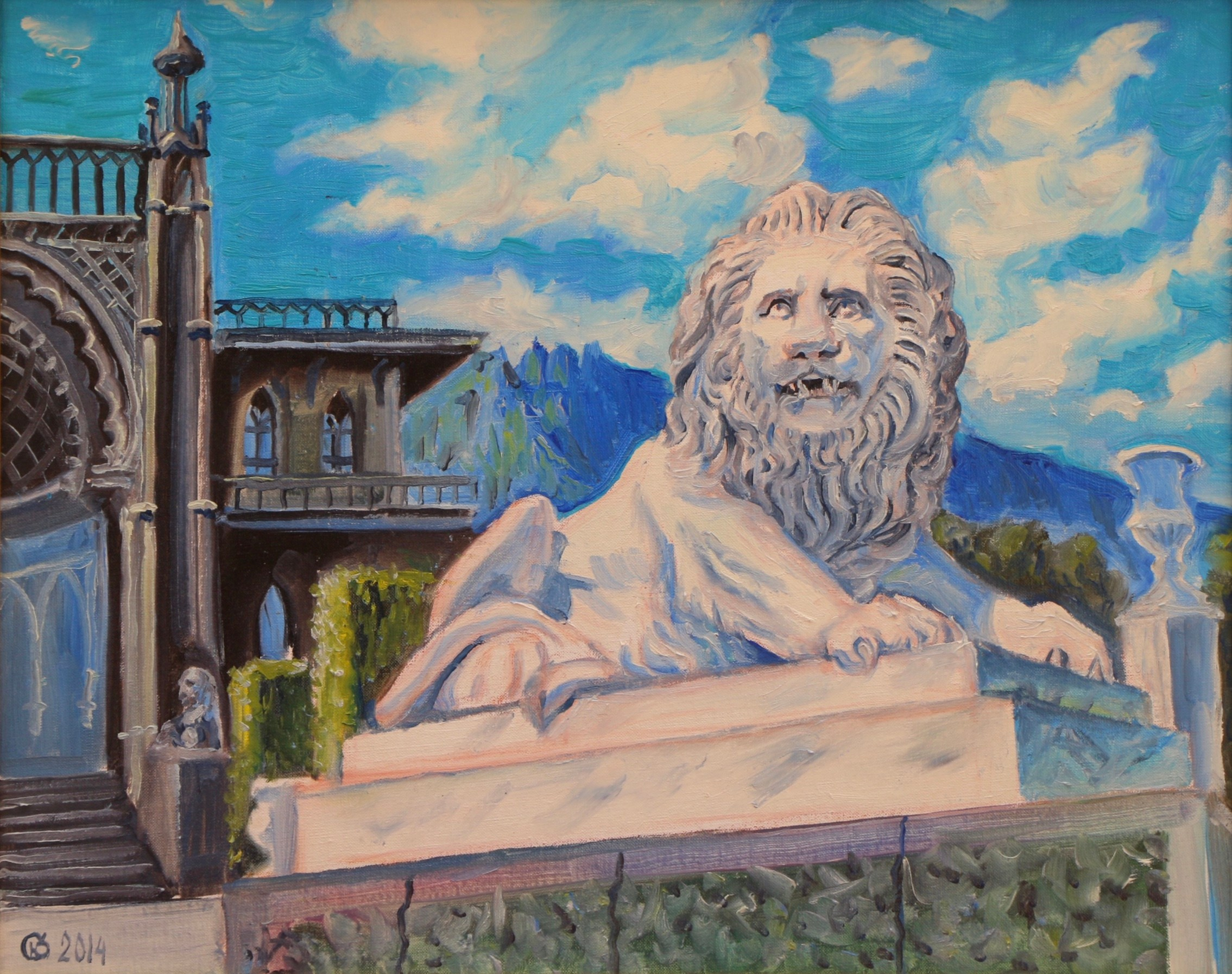 Крымский пейзаж. Продажа картин маслом на холсте в г. Ялта