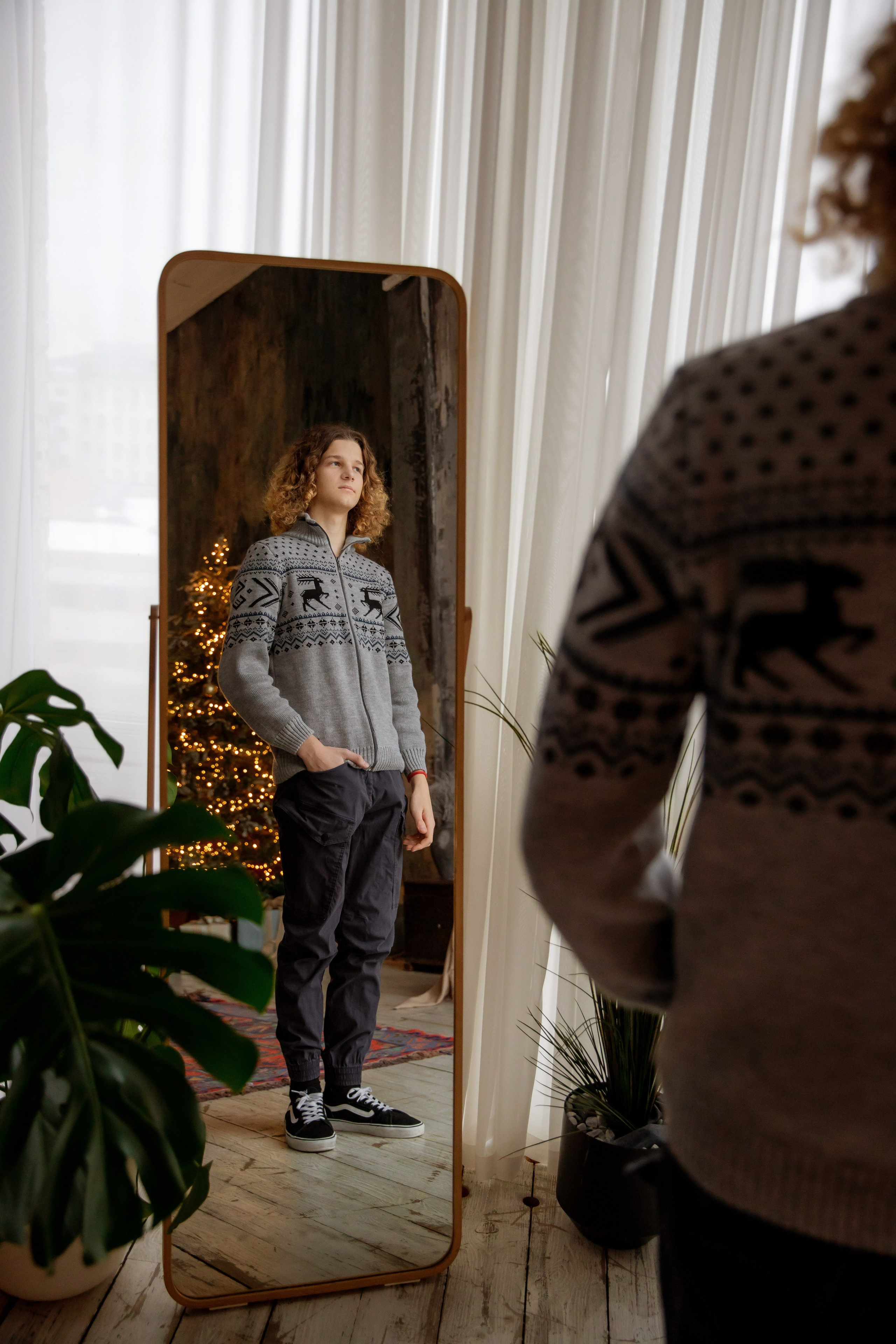 Новогодняя фотосессия для большой семьи. Семейный фотограф в Москве