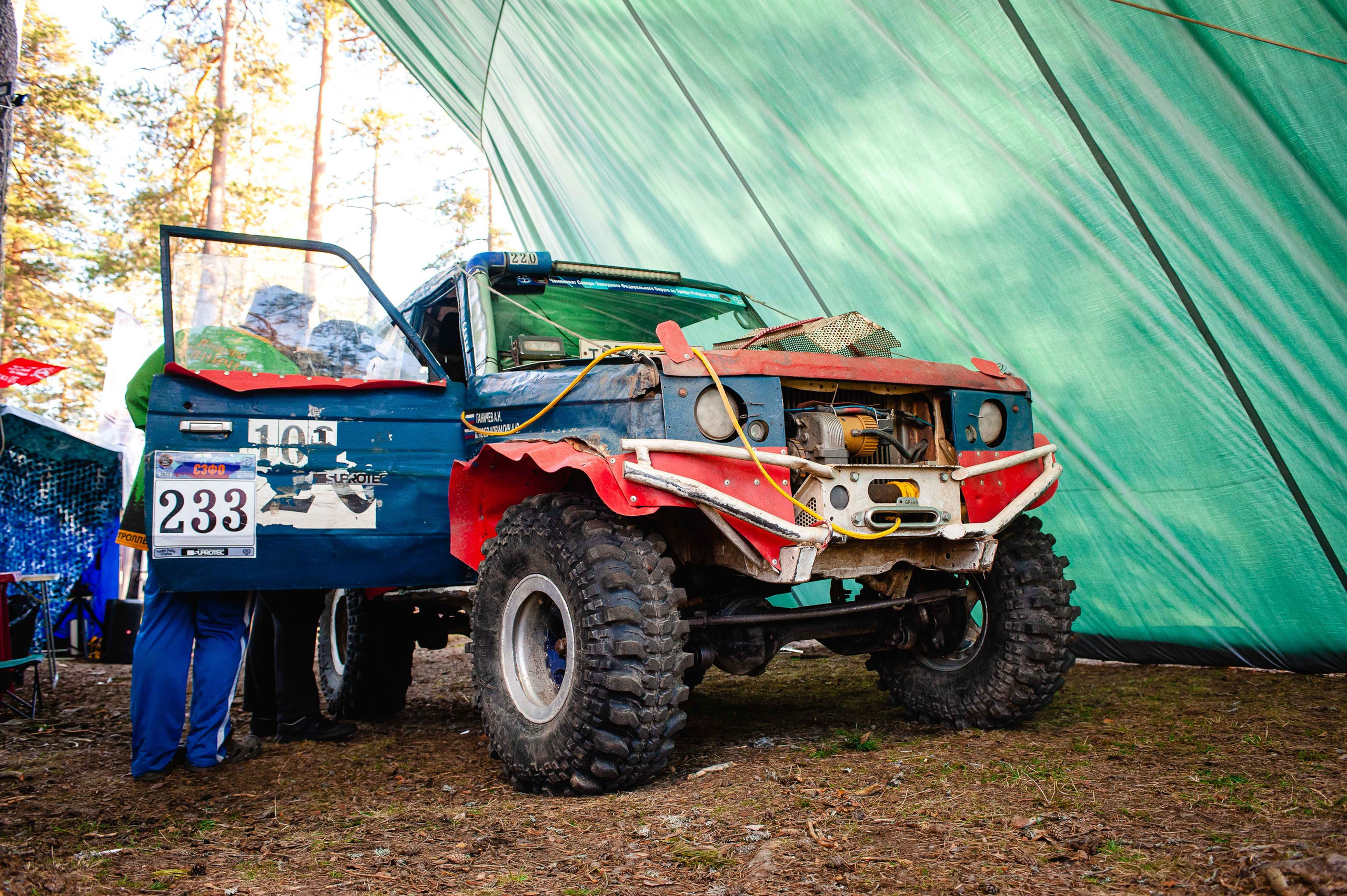 2022.05.13-15 — Чемпионат СЗФО по трофи-рейдам — 1 день, базлаг и техком. Фотограф Алексей Алексеев