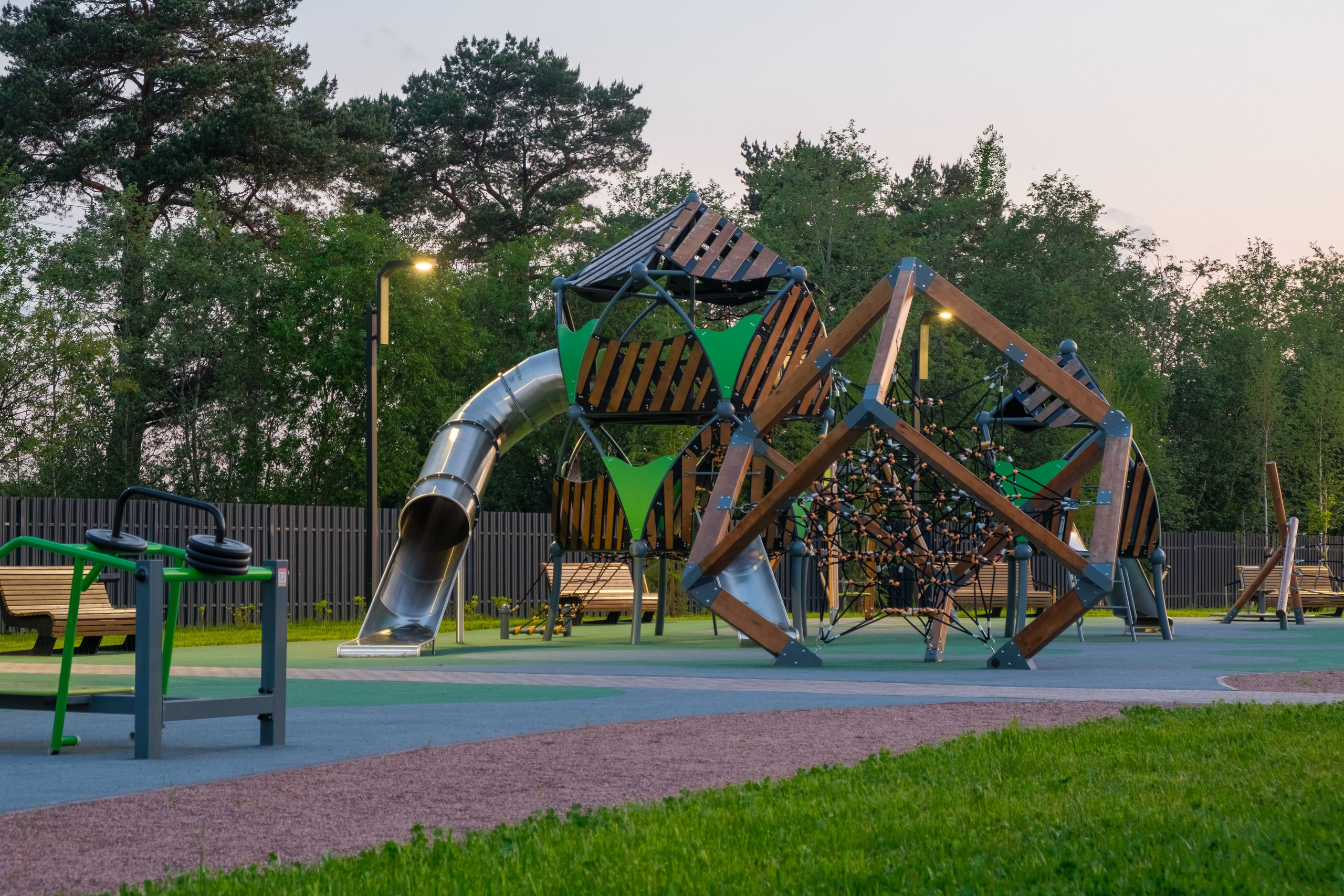 Архитектурная фотосъёмка коттеджного посёлка