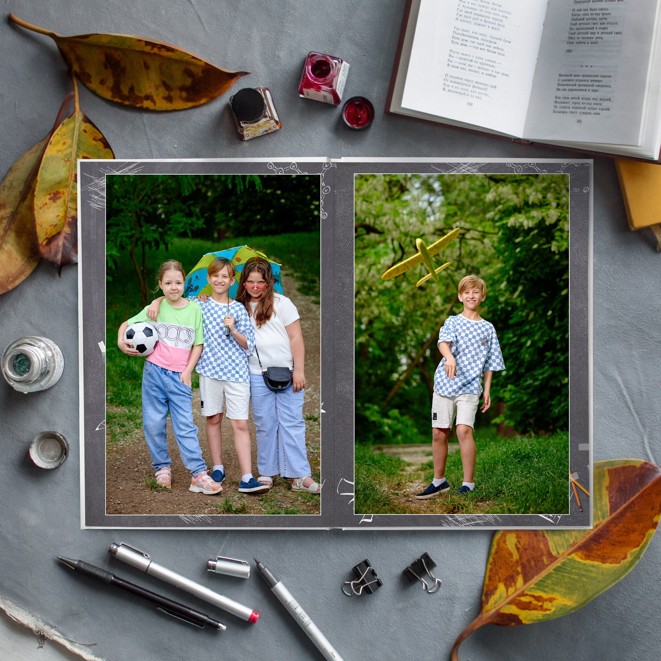 Альбом за 4 года (до 120 листов). Фотограф Выпускные альбомы Таганрог Сергей Коробченко