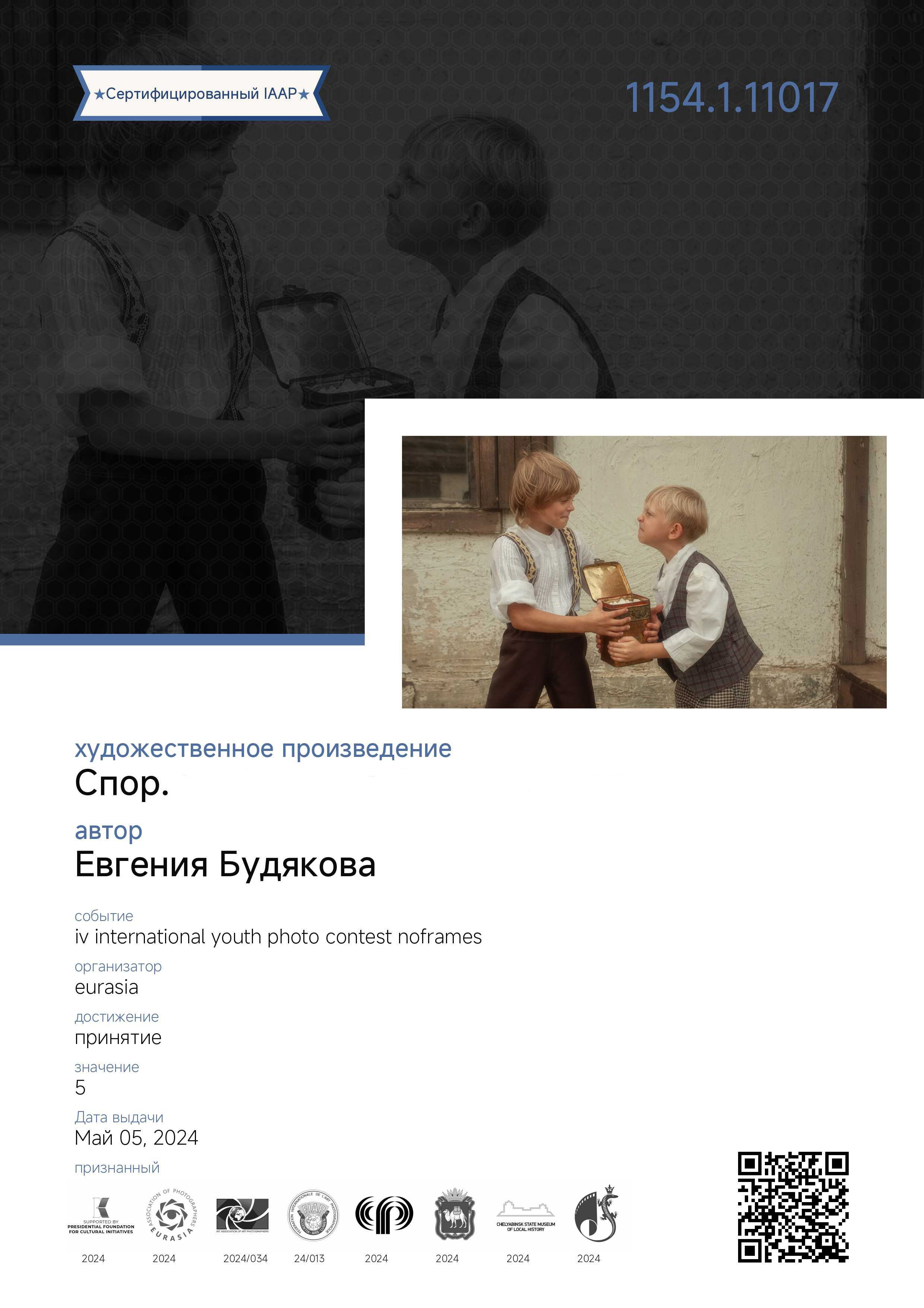 Достижения. Фотохудожник и фоторежиссёр Евгения Будякова