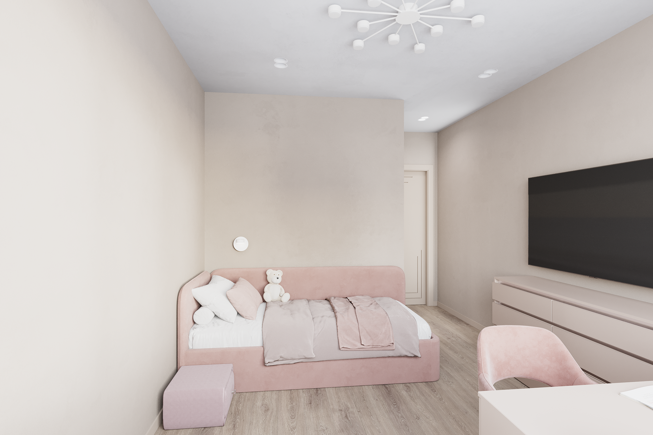 Квартира 80 м². 3D-визуализации