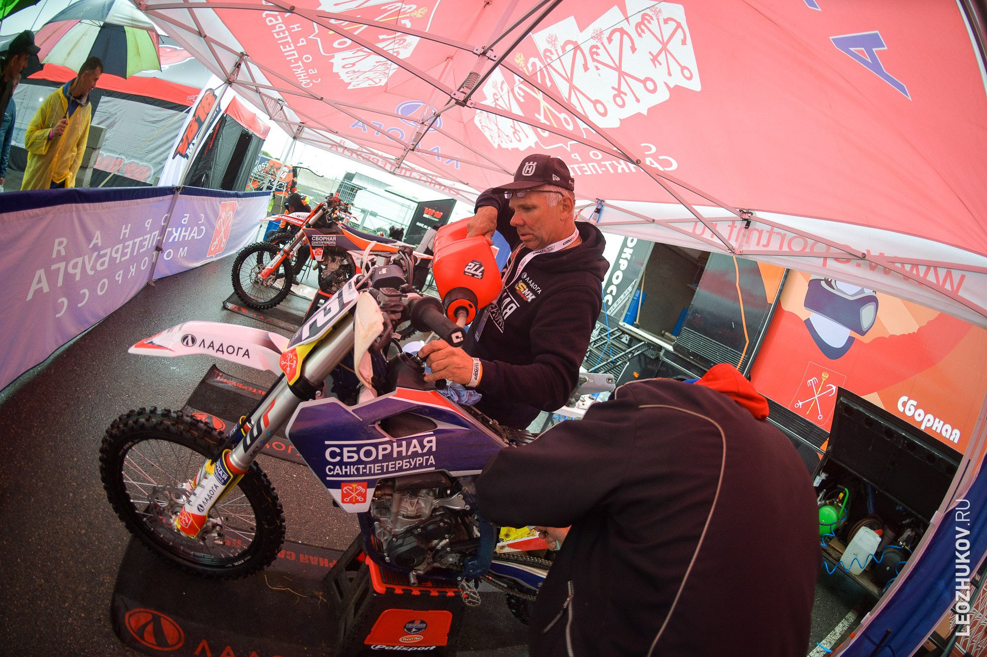 1 round of ММТ RGP russian motocross championships. Sports photographer Leonid Zhukov