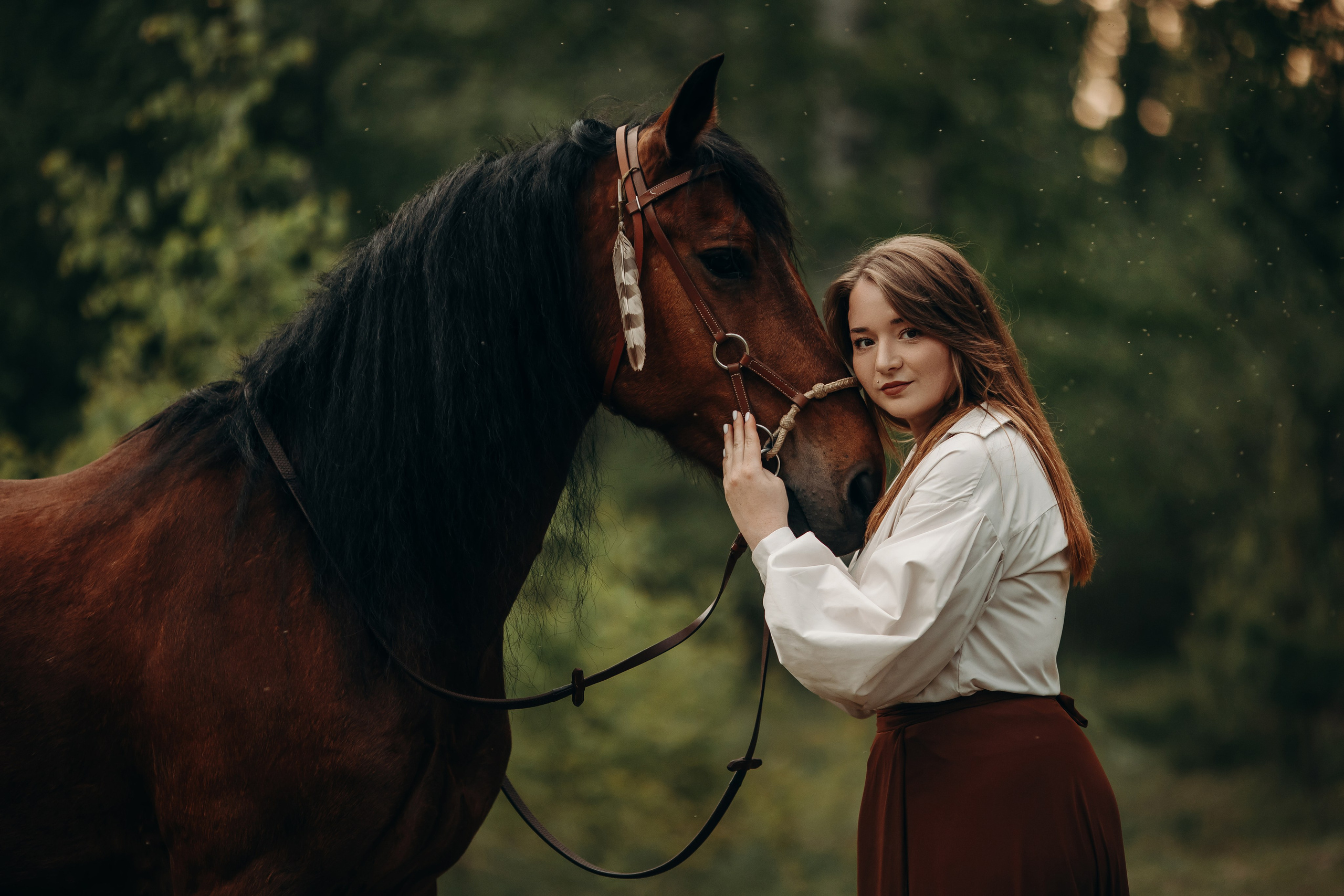 Ксения и Талисман. Анна Молчанова конный фотограф в Тюмени | фотосессии с лошадьми Тюмень