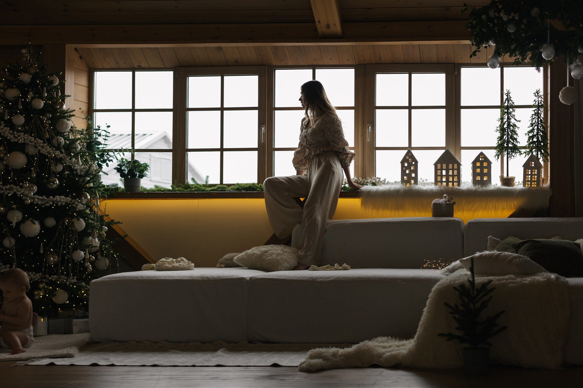 Новогодняя фотосессия в Мансарде. Семейный фотограф в Новосибирске Инна Кузнецова