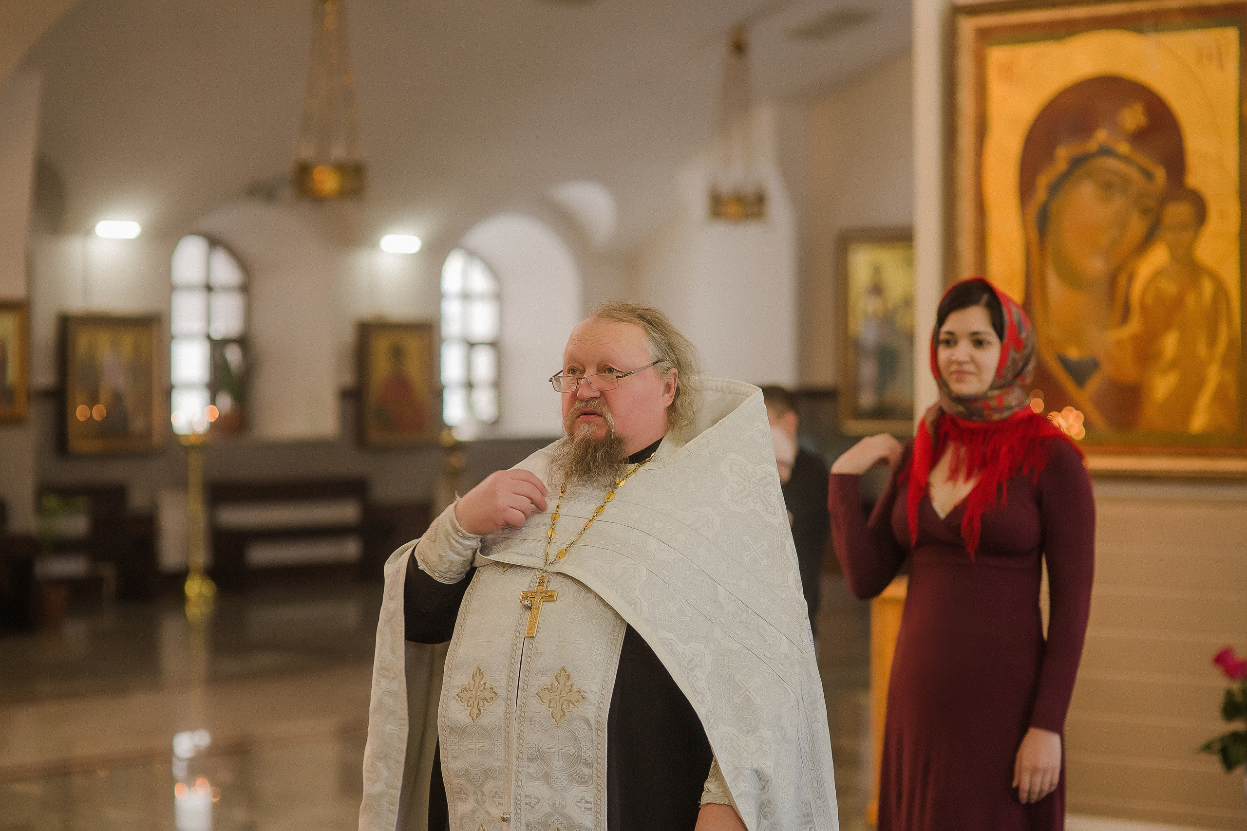 Крещение Вероники. Храм Веры, Надежды, Любови. Семейный фотограф в Сургуте