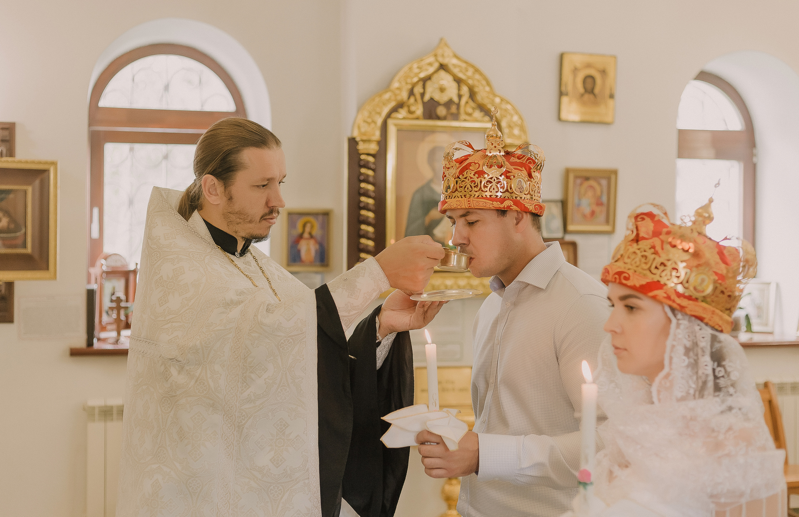 Венчание Екатерины & Владимира. Храм Симеона Верхотурского п.Барсово. Семейный фотограф в Сургуте