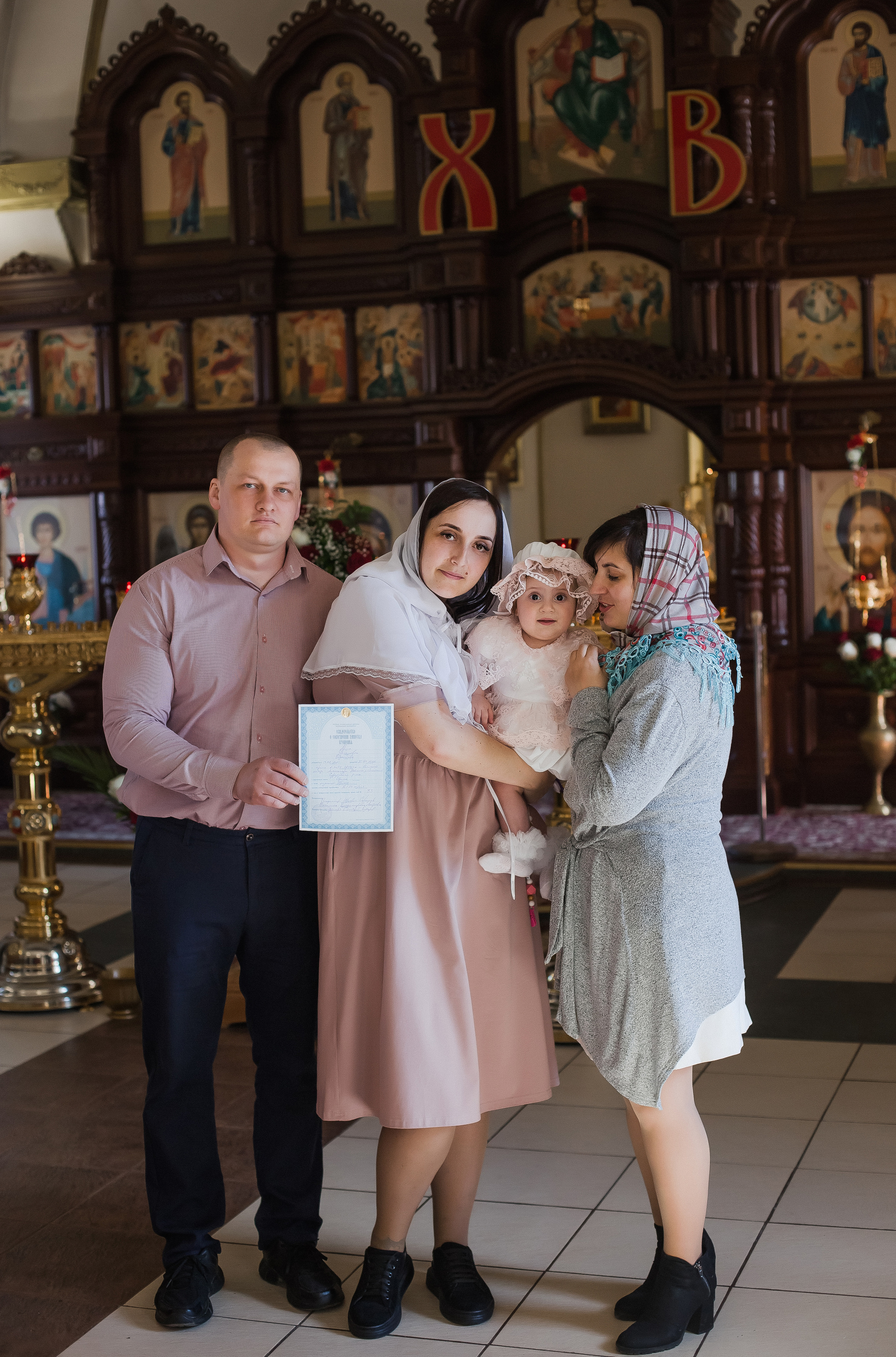 Крещение Ариши. Храм Александра Невского. Семейный фотограф в Сургуте