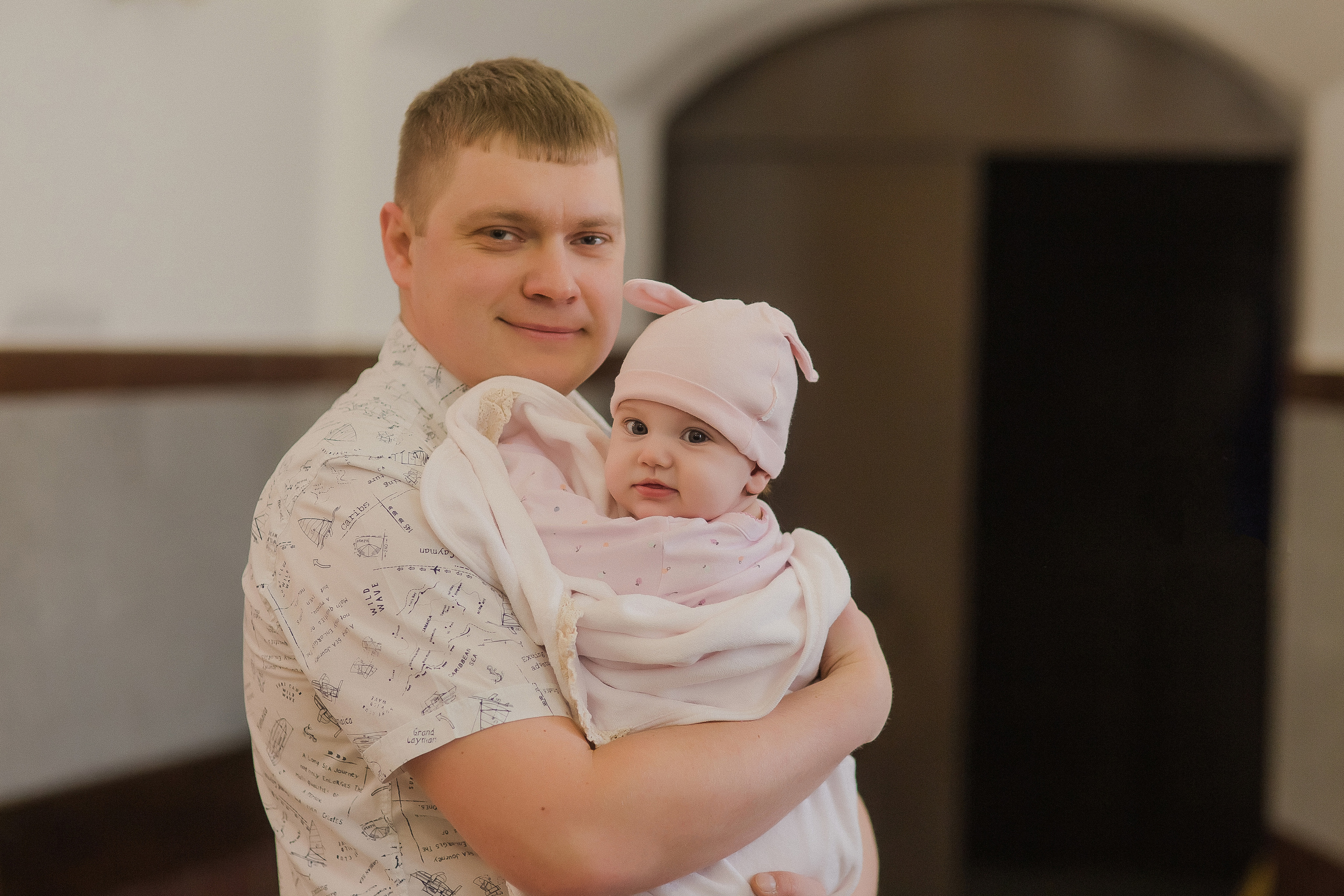 Крещение Вероники. Храм Веры, Надежды, Любови. Семейный фотограф в Сургуте