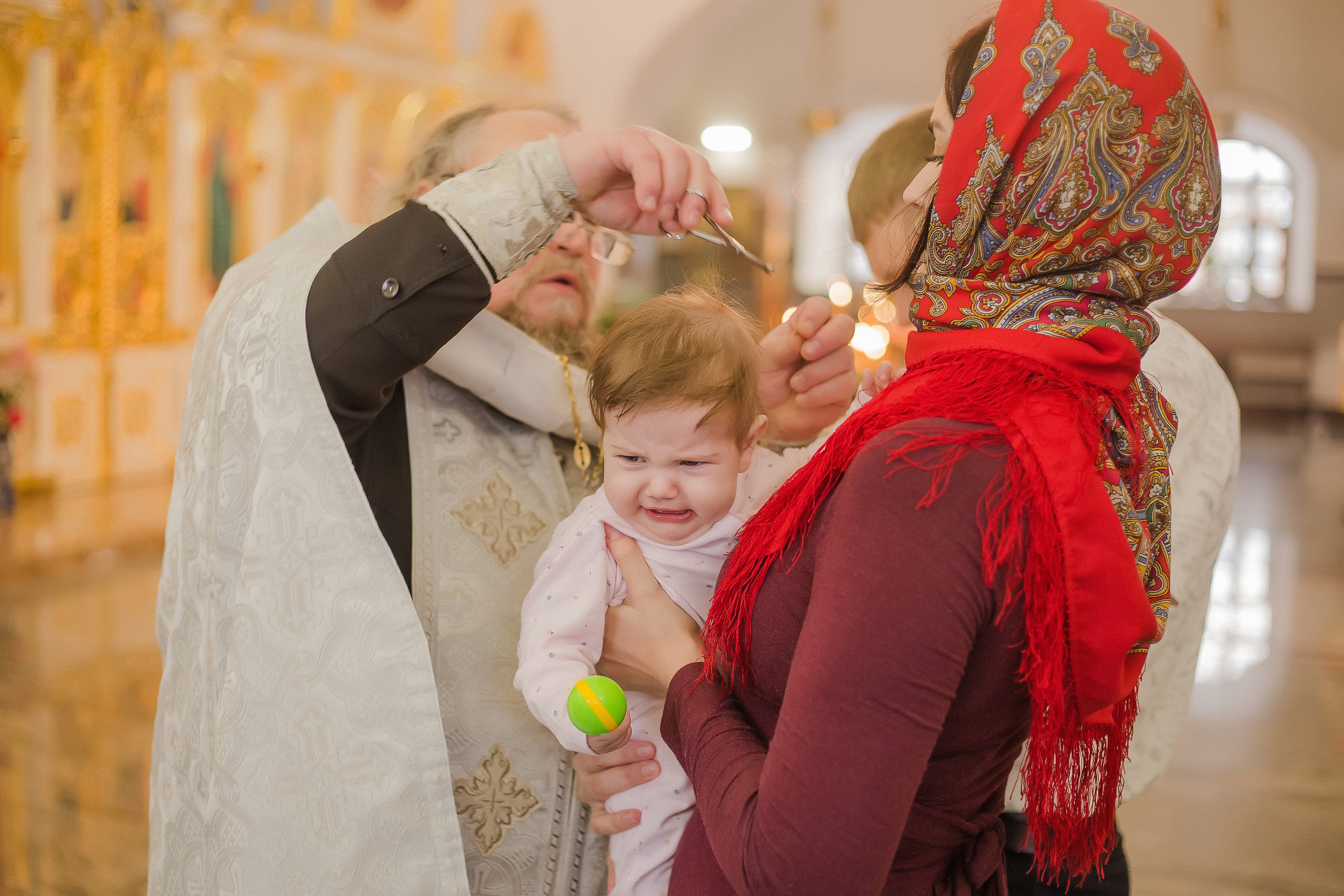 Крещение Вероники. Храм Веры, Надежды, Любови. Семейный фотограф в Сургуте