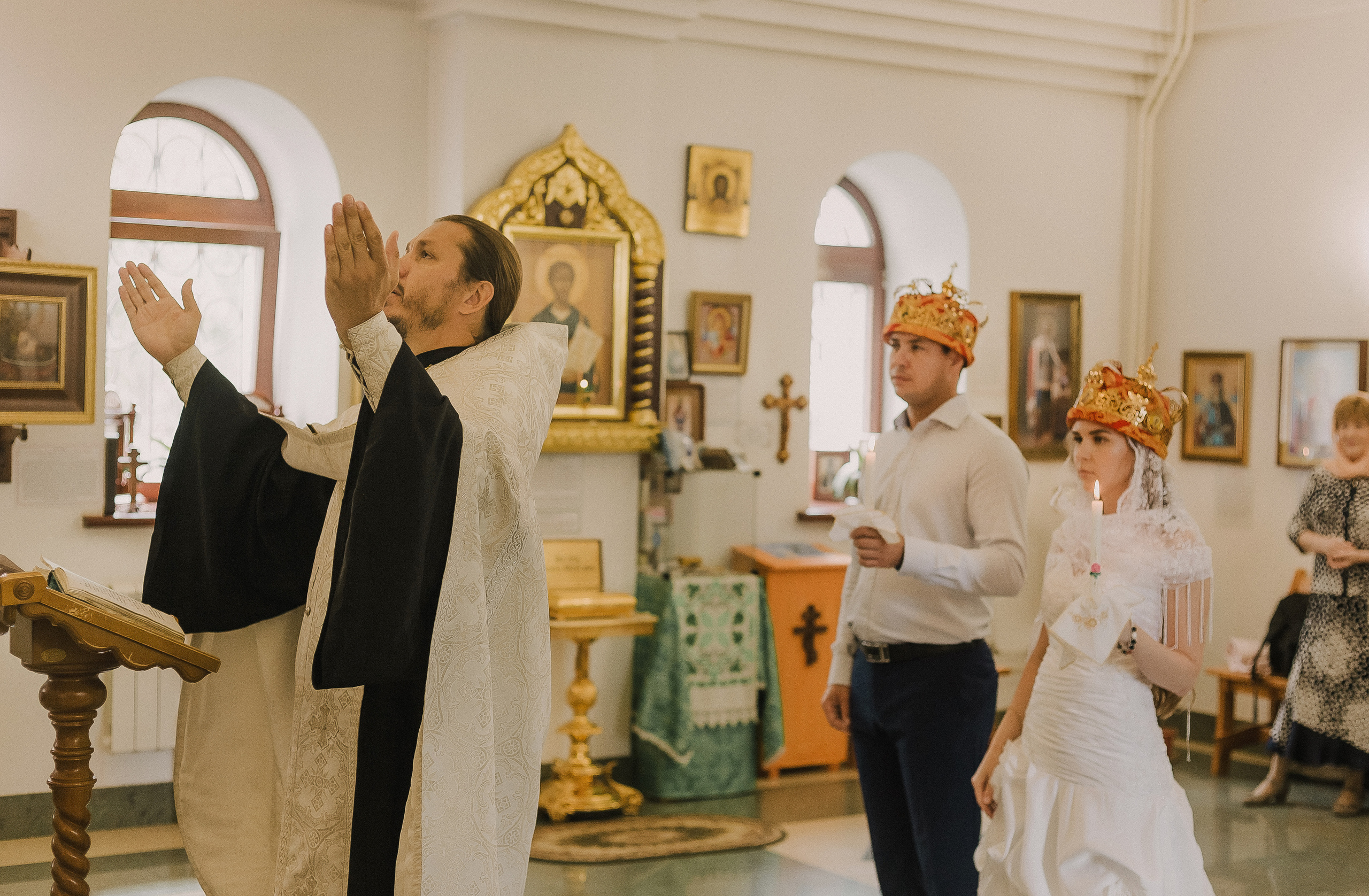 Венчание Екатерины & Владимира. Храм Симеона Верхотурского п.Барсово. Семейный фотограф в Сургуте