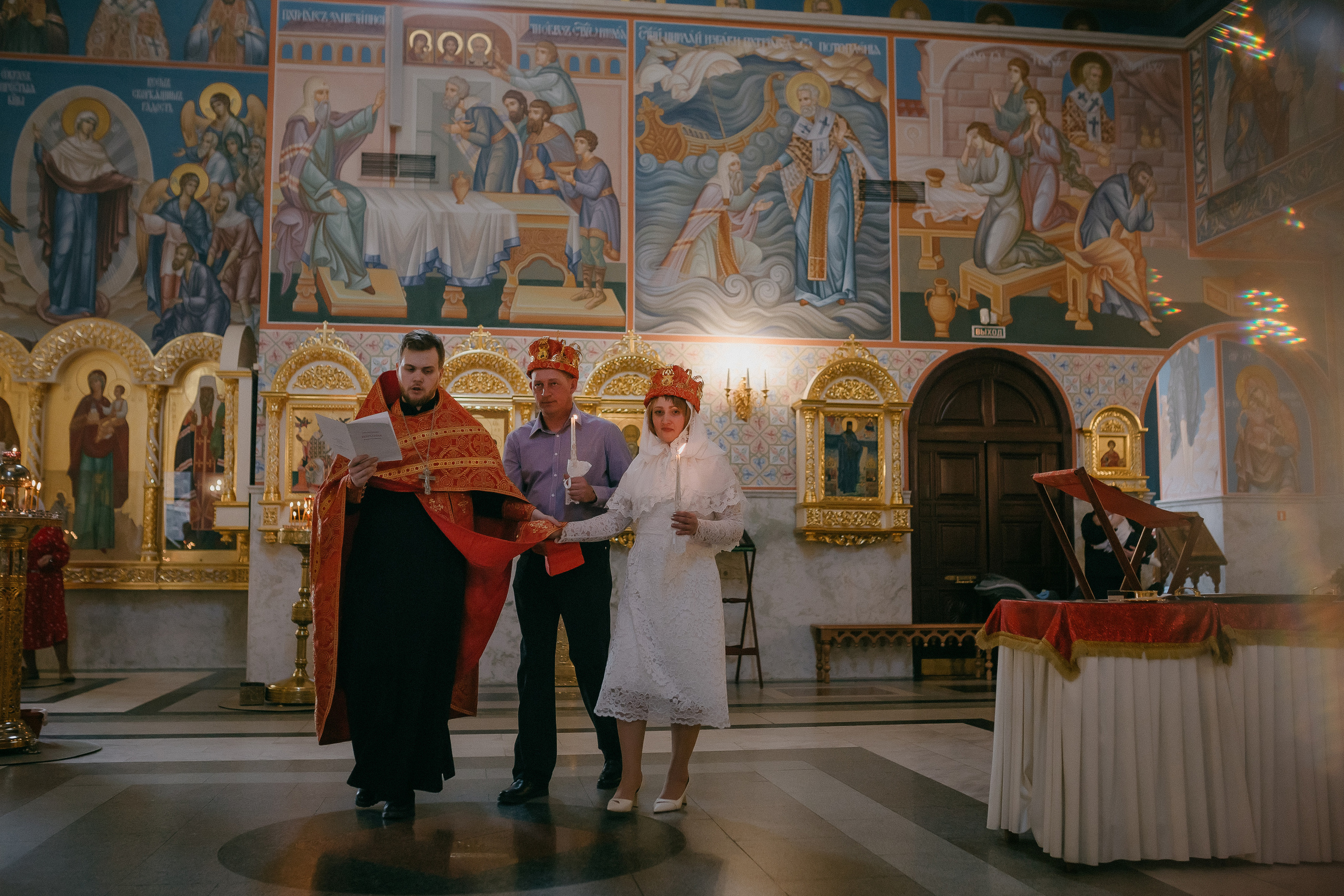 Венчание Анны & Вячеслава. Храм Никольский. Семейный фотограф в Сургуте