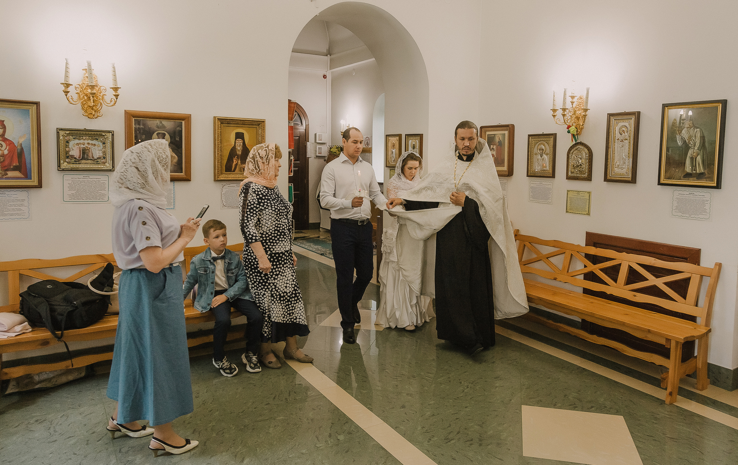 Венчание Екатерины & Владимира. Храм Симеона Верхотурского п.Барсово. Семейный фотограф в Сургуте