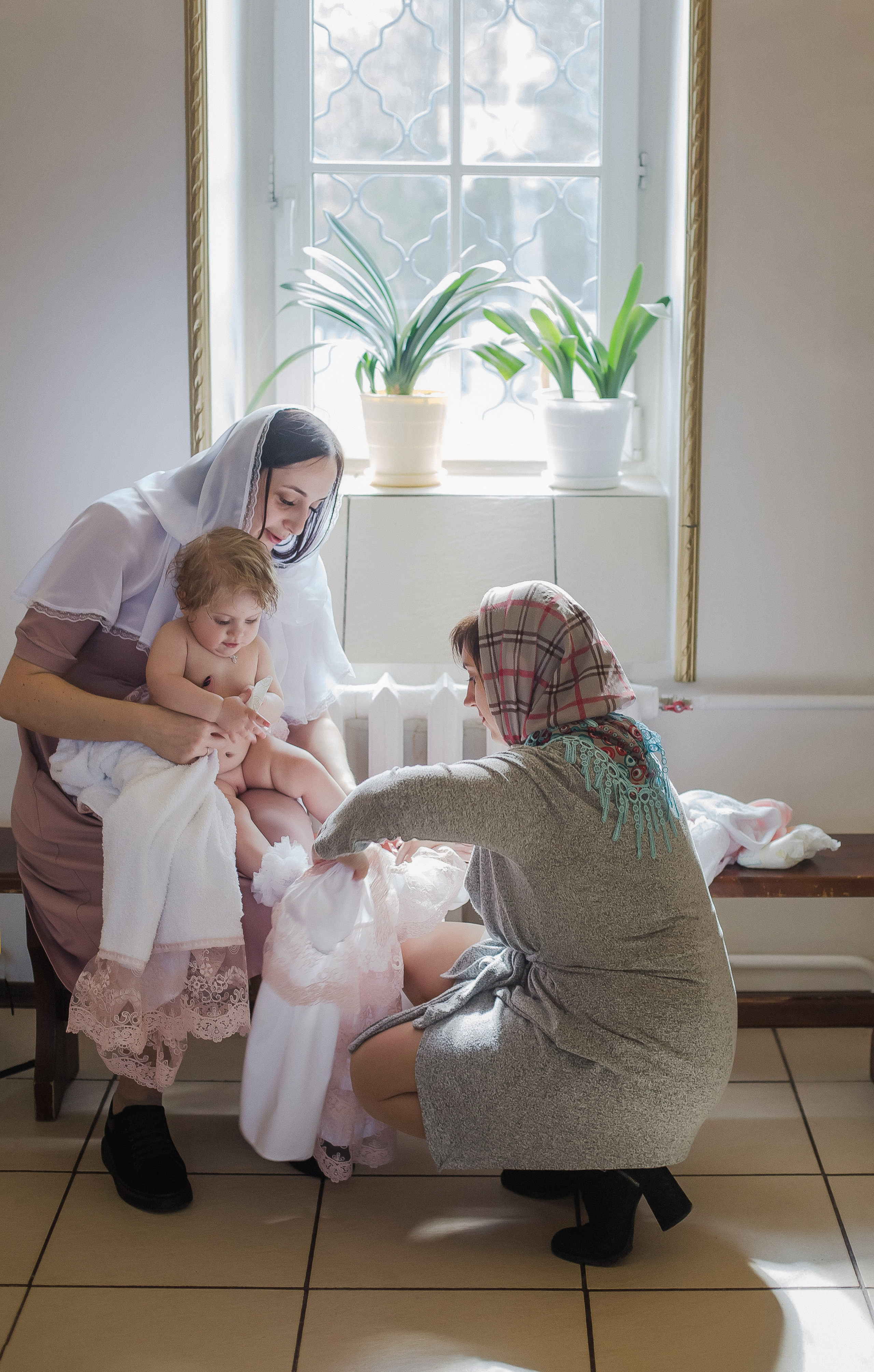 Крещение Ариши. Храм Александра Невского. Семейный фотограф в Сургуте