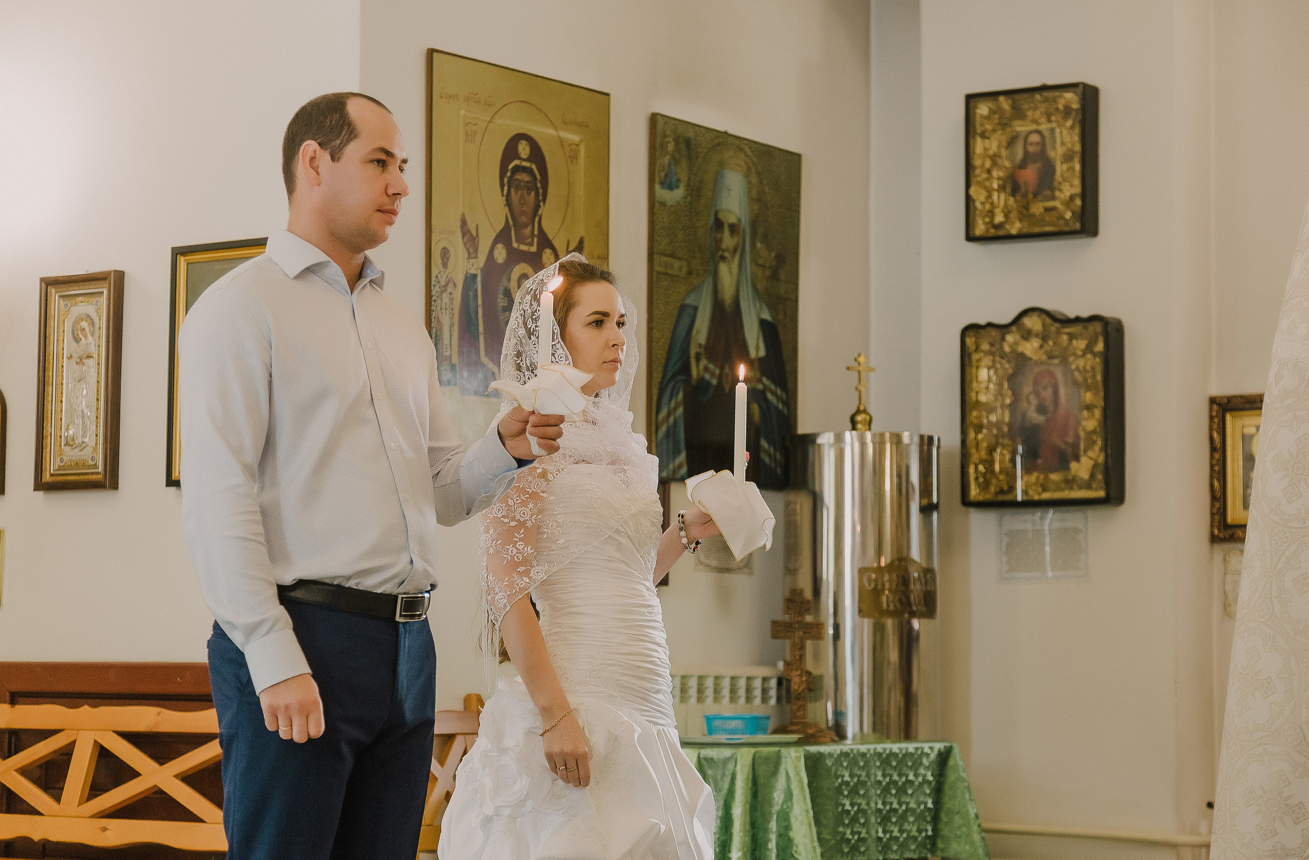 Венчание Екатерины & Владимира. Храм Симеона Верхотурского п.Барсово. Семейный фотограф в Сургуте