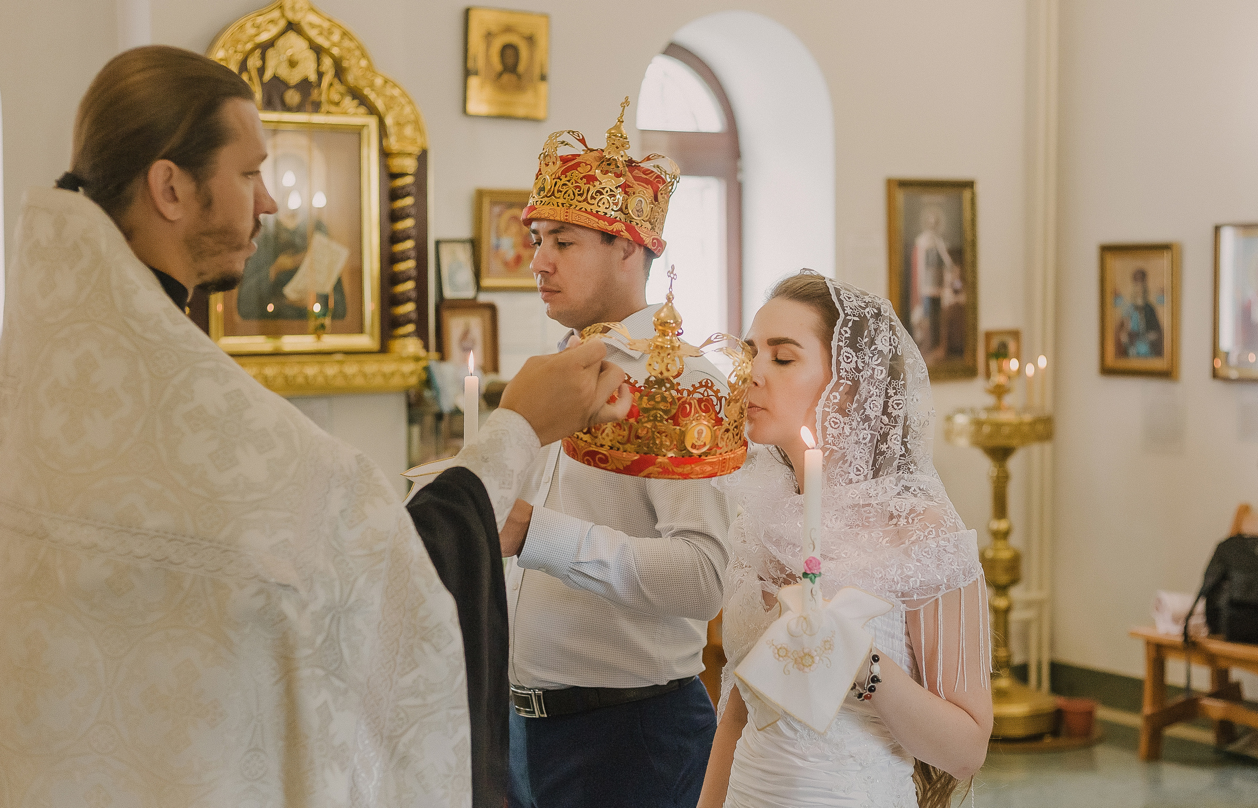 Венчание Екатерины & Владимира. Храм Симеона Верхотурского п.Барсово. Семейный фотограф в Сургуте