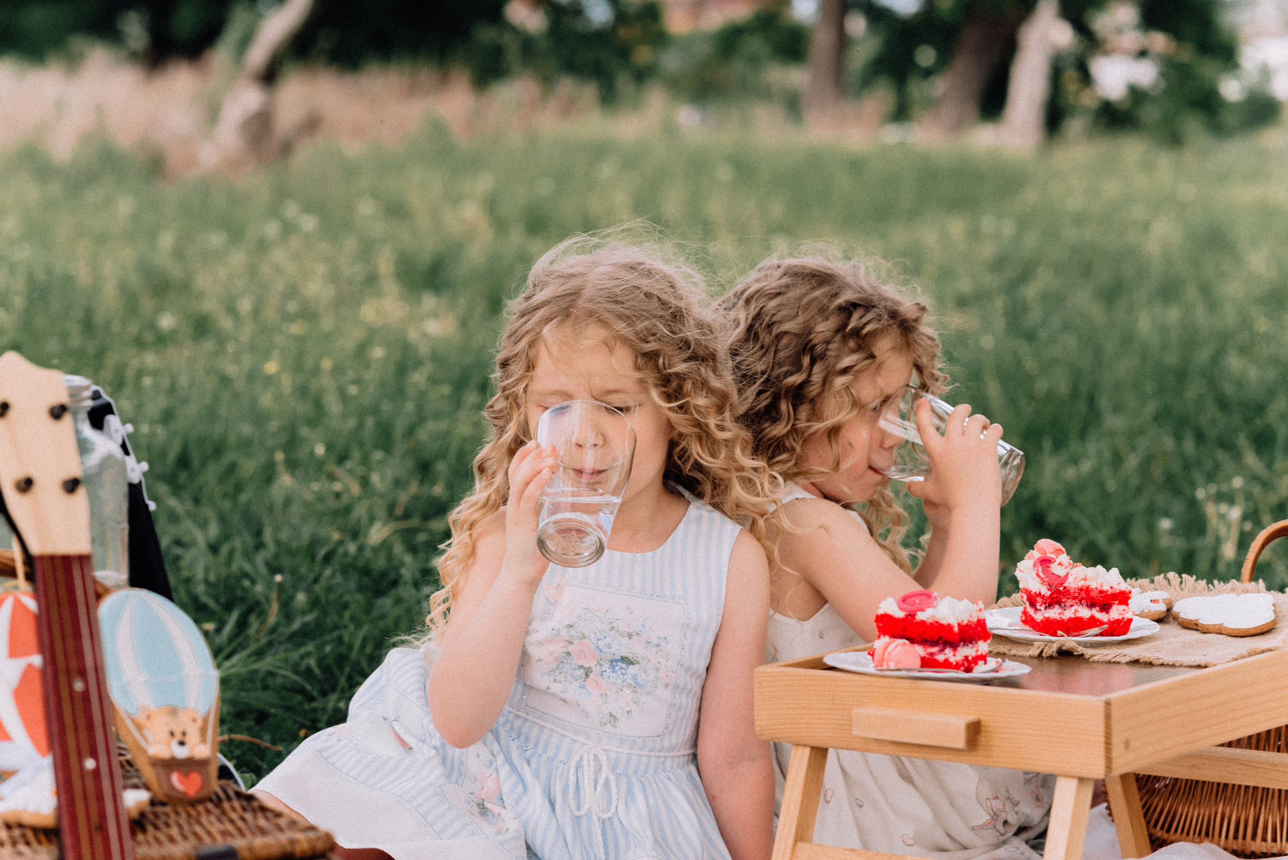 Полёт на воздушном шаре. Приключения Майи и Евы. Детский и семейный фотограф Катерина Мишина