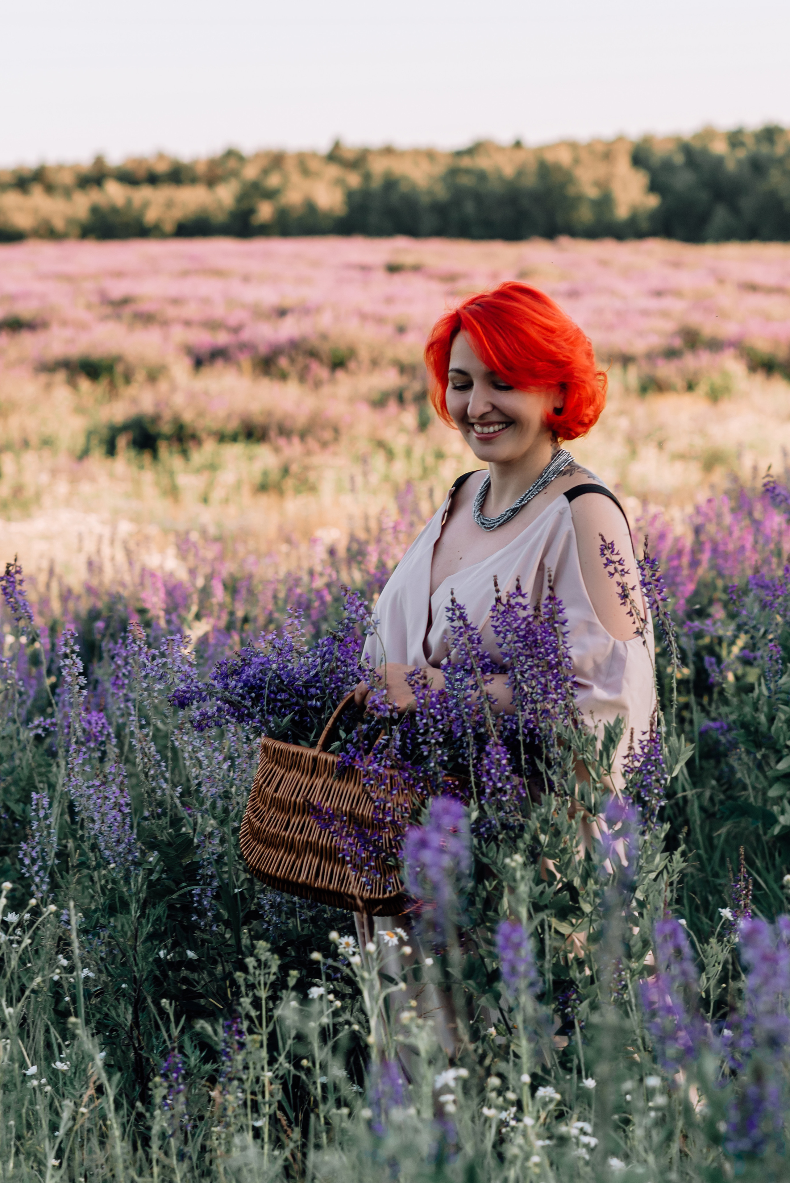 Елена. «Лавандовое поле» Владимирская область. Детский и семейный фотограф Катерина Мишина