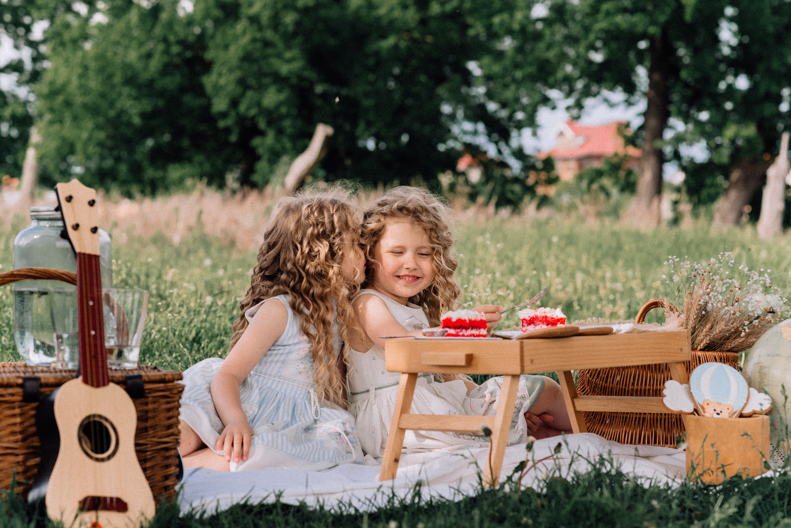 Полёт на воздушном шаре. Приключения Майи и Евы. Детский и семейный фотограф Катерина Мишина