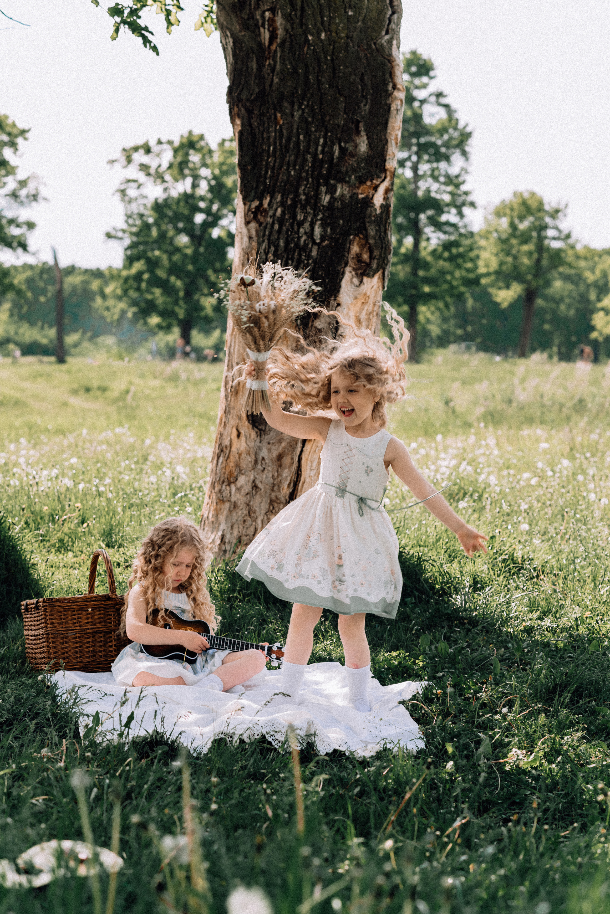 Полёт на воздушном шаре. Приключения Майи и Евы. Детский и семейный фотограф Катерина Мишина