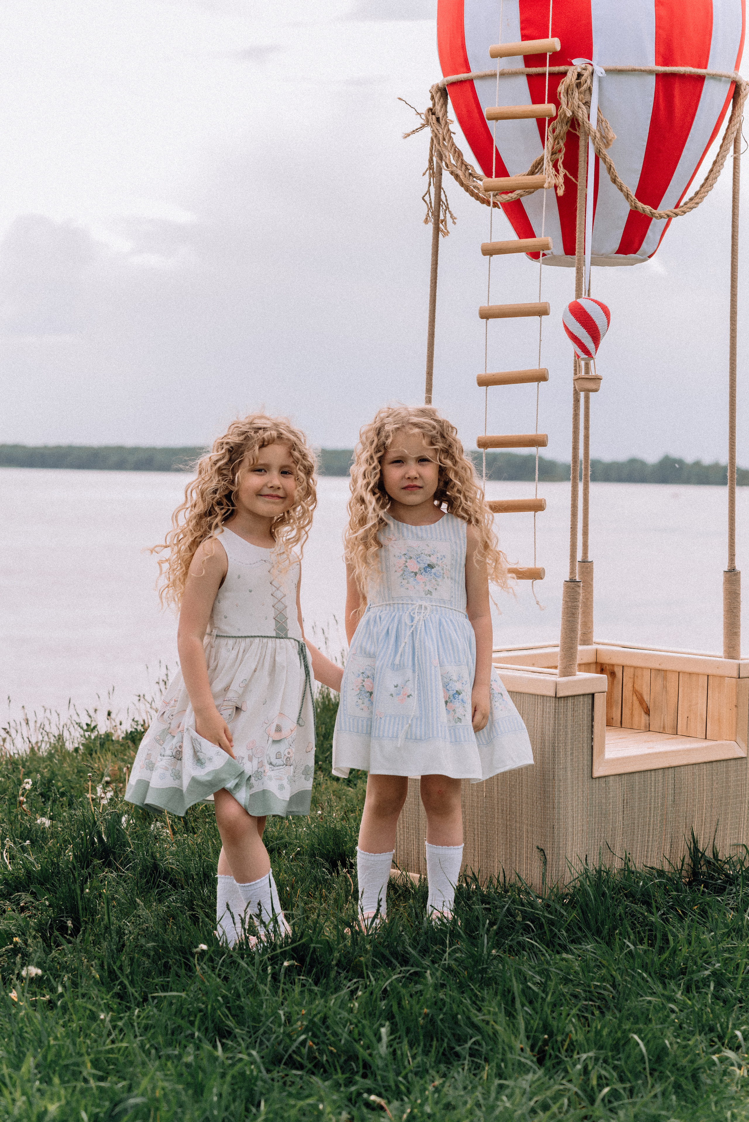 Полёт на воздушном шаре. Приключения Майи и Евы. Детский и семейный фотограф Катерина Мишина