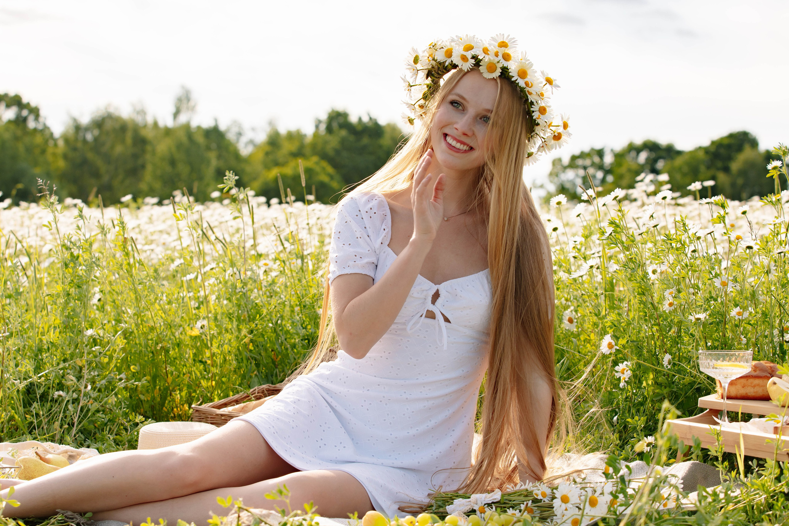 Ромашковое поле. Фотограф в Москве Яна Полосина