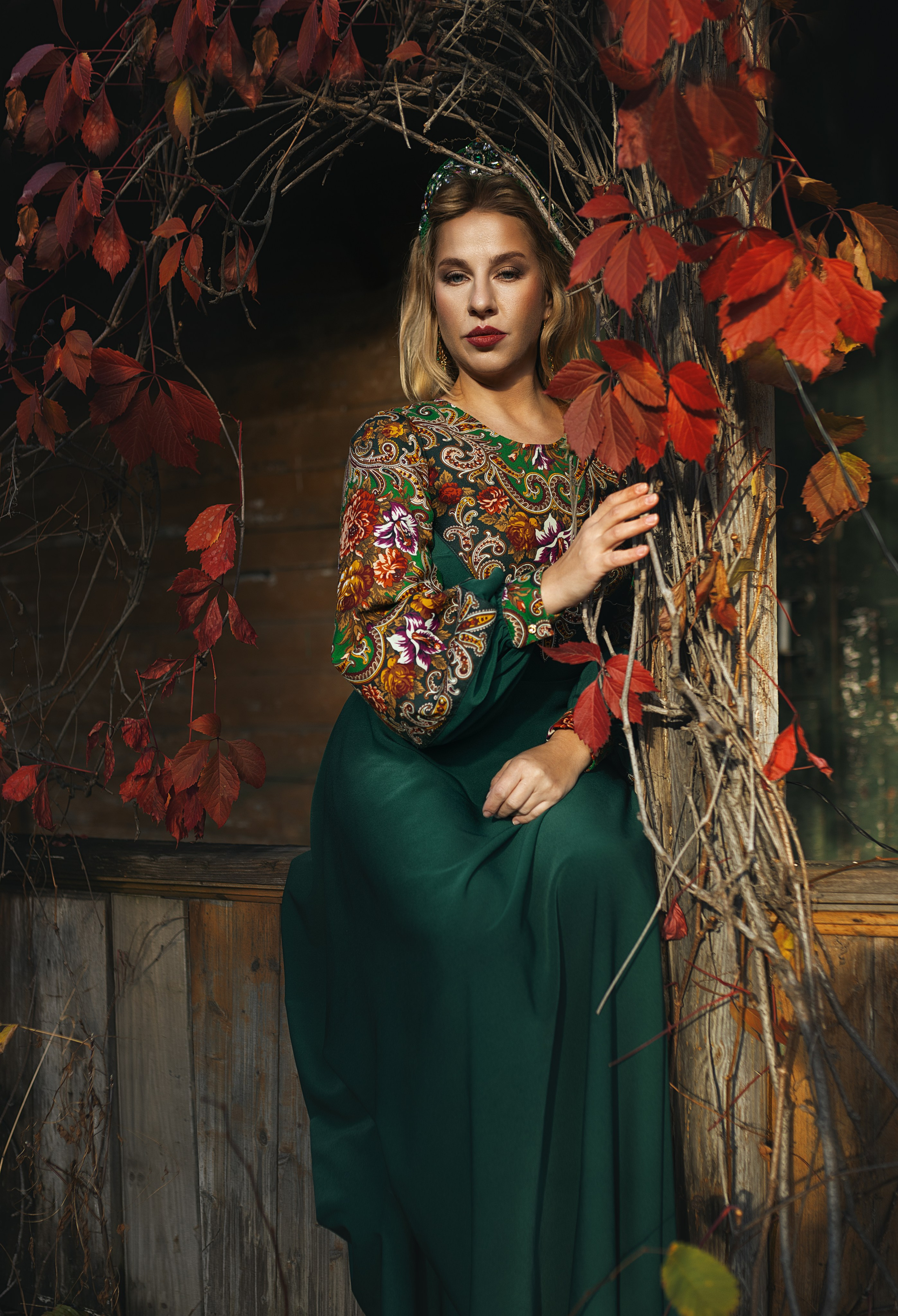 фотосессия Москва, Тимирязевский парк, фотосессия в народном стиле, фотограф Москва, фотограф Иркутск, народный стиль, Русский народный костюм, фотосессия в парке, арт-портрет мсева, портрет москва, фотопортрет москва, Мсоква, Иркутск, фотопортрет Иркутск 