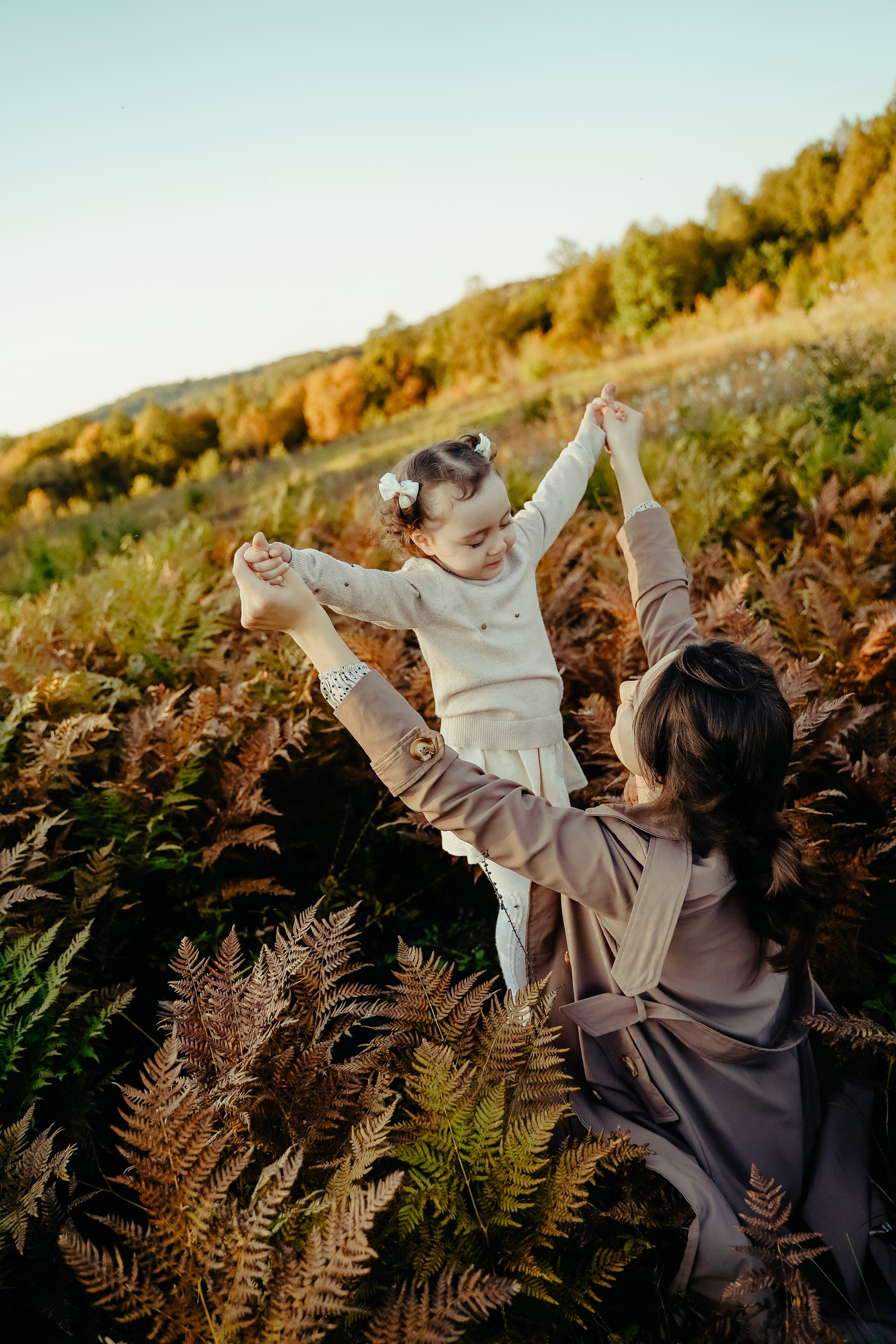 Мама и Дочка Осенняя фотосъемка