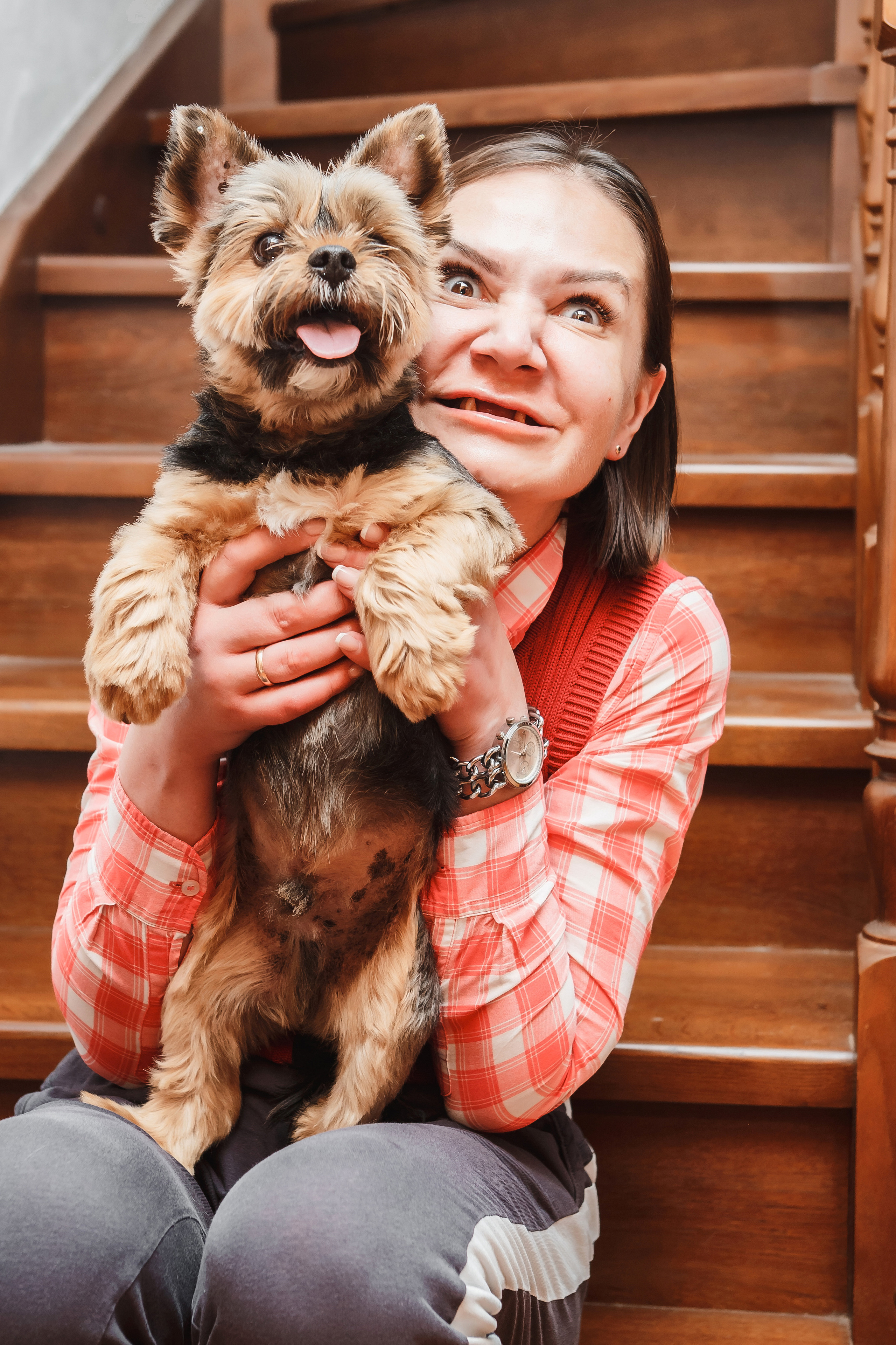 Блогер Коммунальщица с собакой-она же Оксана Дунаева