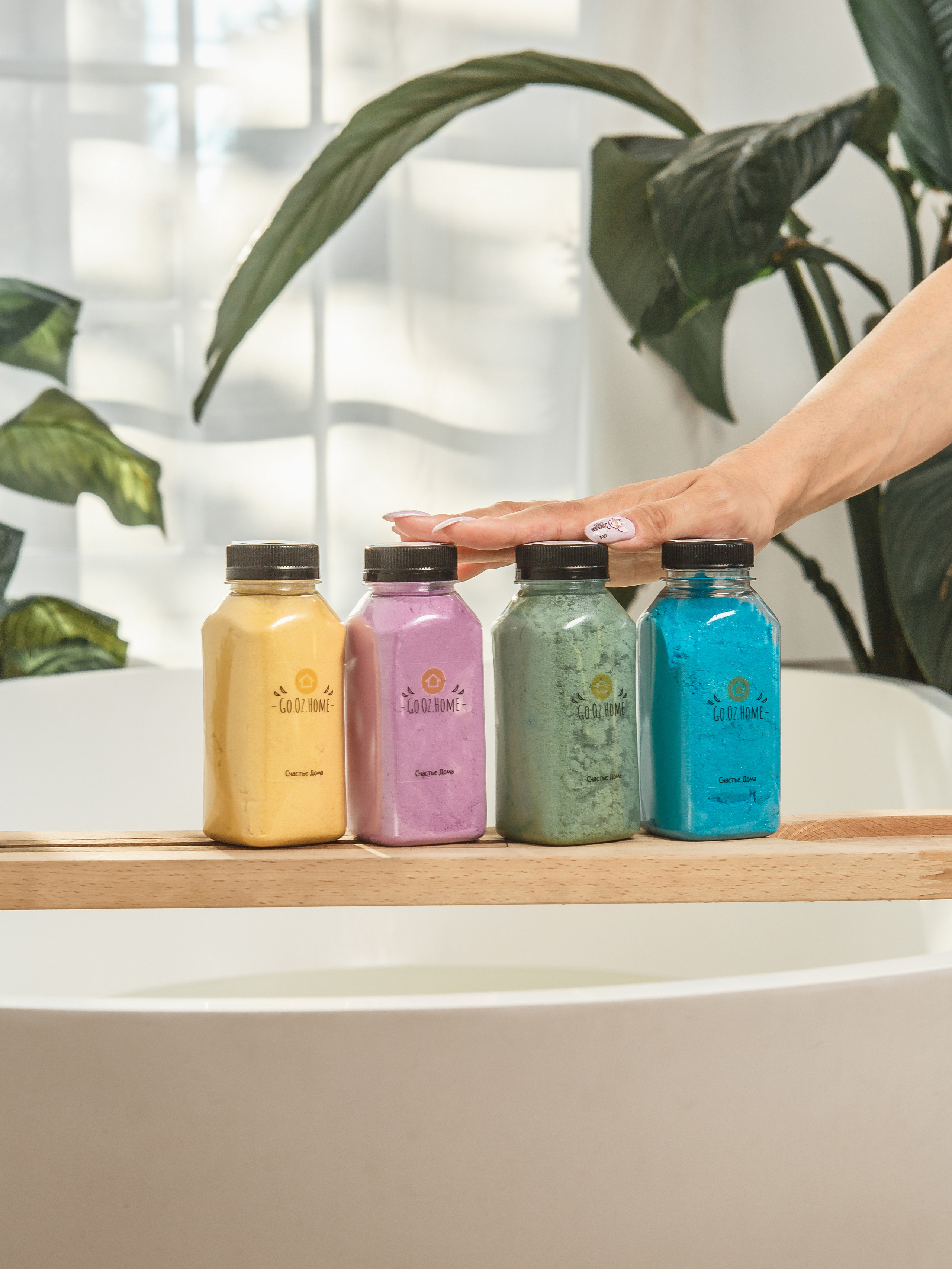 Контент фотография в студии солей для ванн и спа процедур