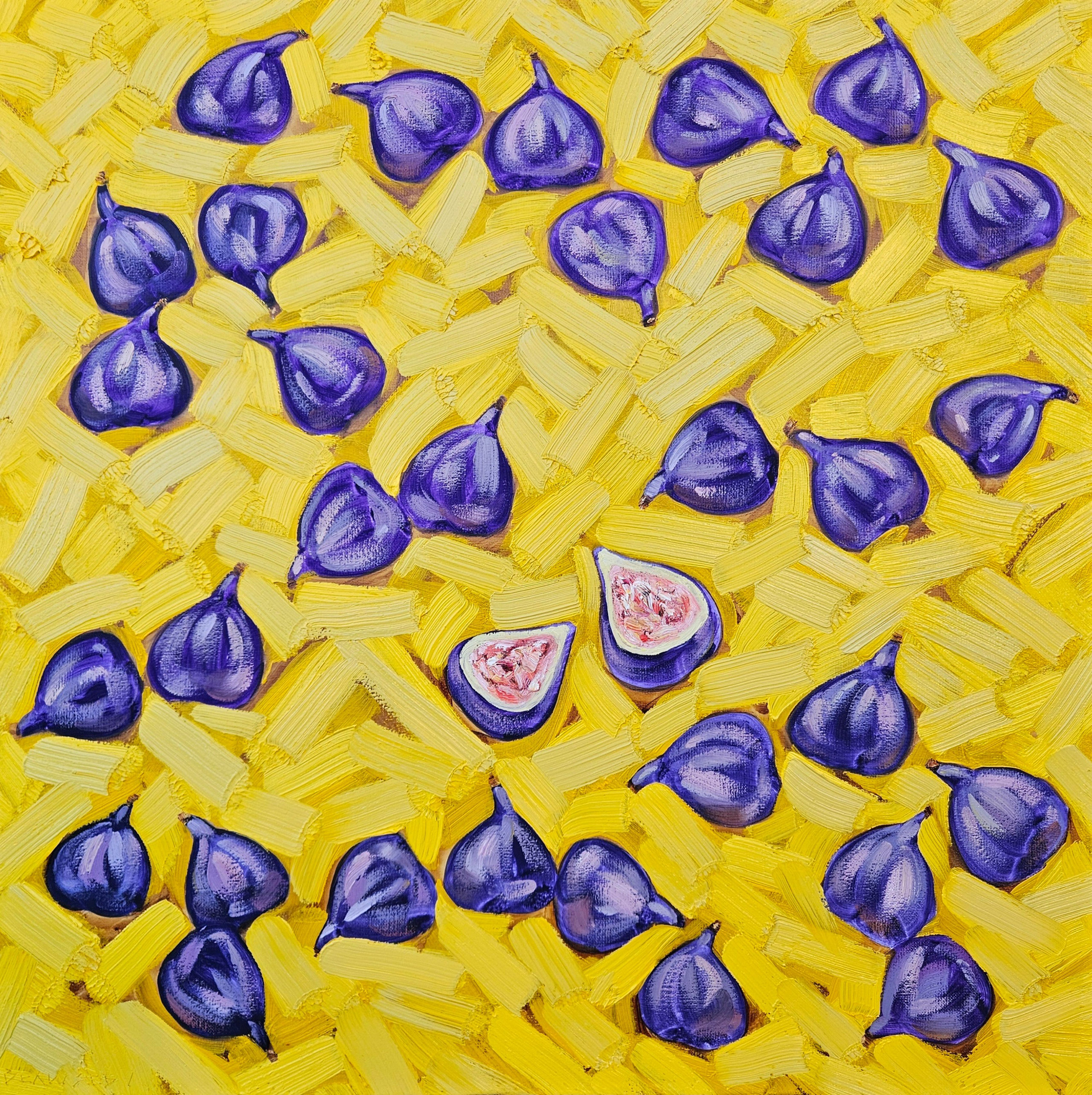 "Инжир". 2025. Холст, масло. 70х70. Цена: 40000₽