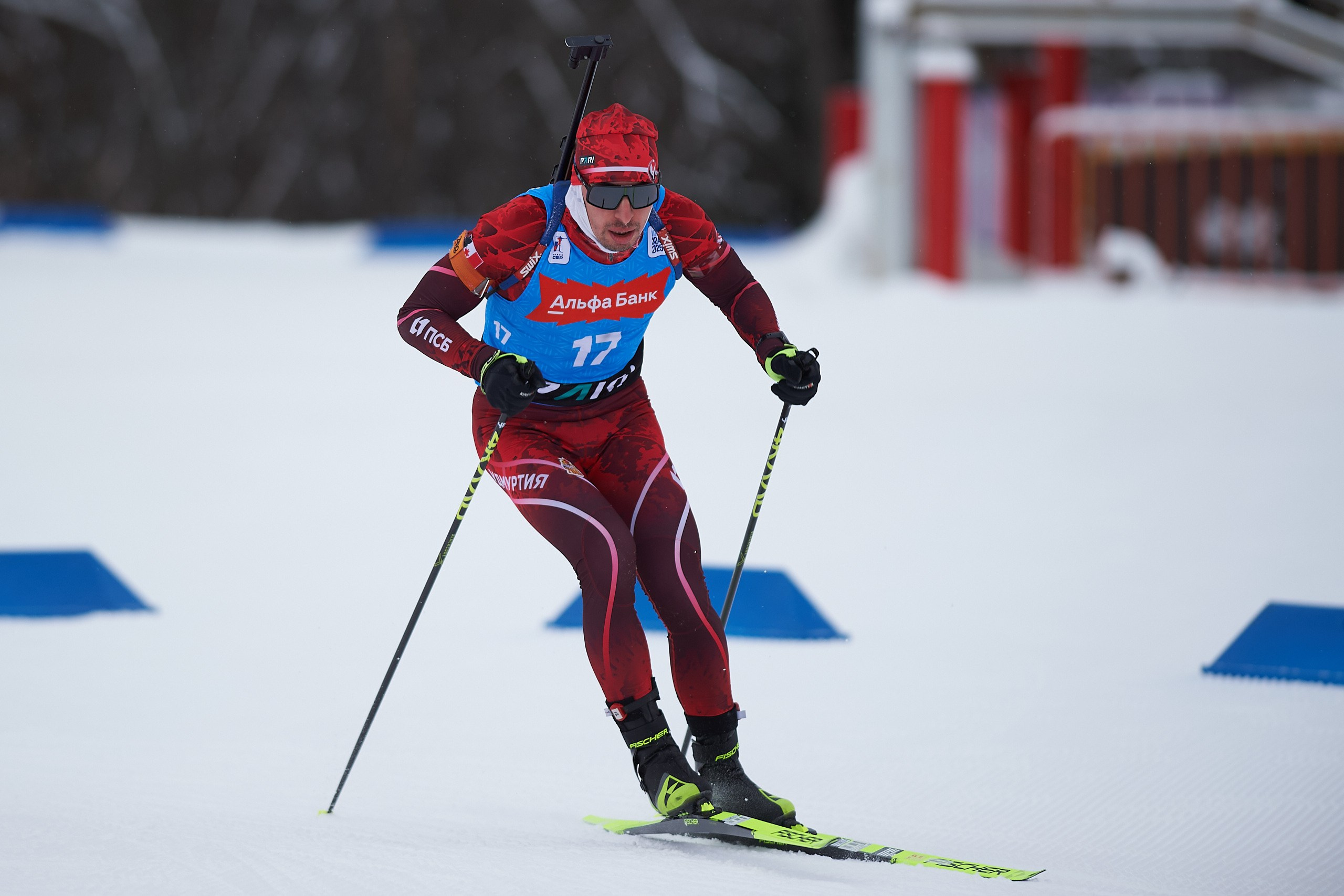 Биатлон. Чемпионат России — 2024/2025, 3-й этап, Ижевск. Ижевская винтовка. Спортивный репортажный фотограф в Ижевске Сергей Мерзляков