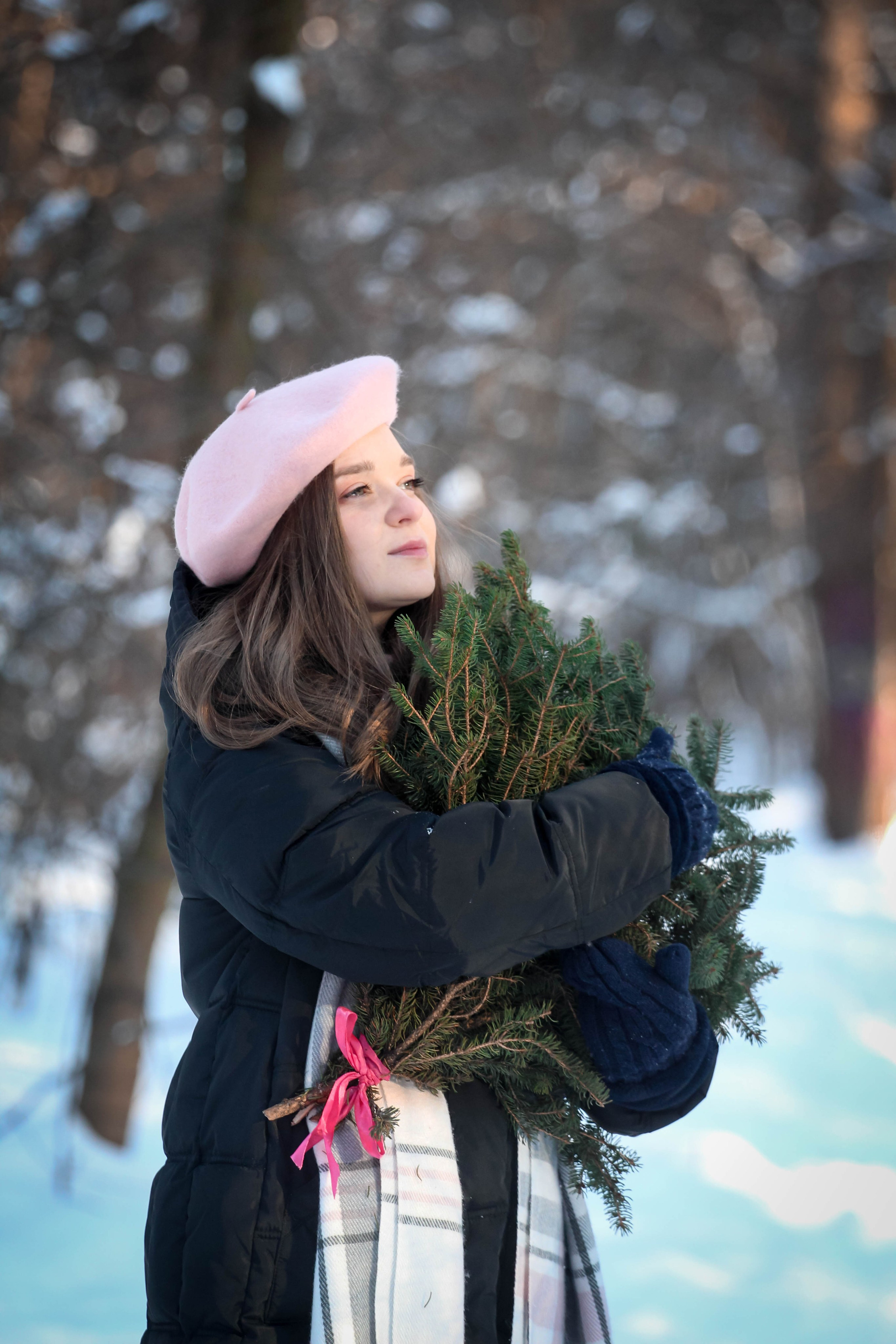 Зимняя прогулка Оли. Виктория Шишкова свадебный фотограф Москва и МО (Балашиха, Щелково)