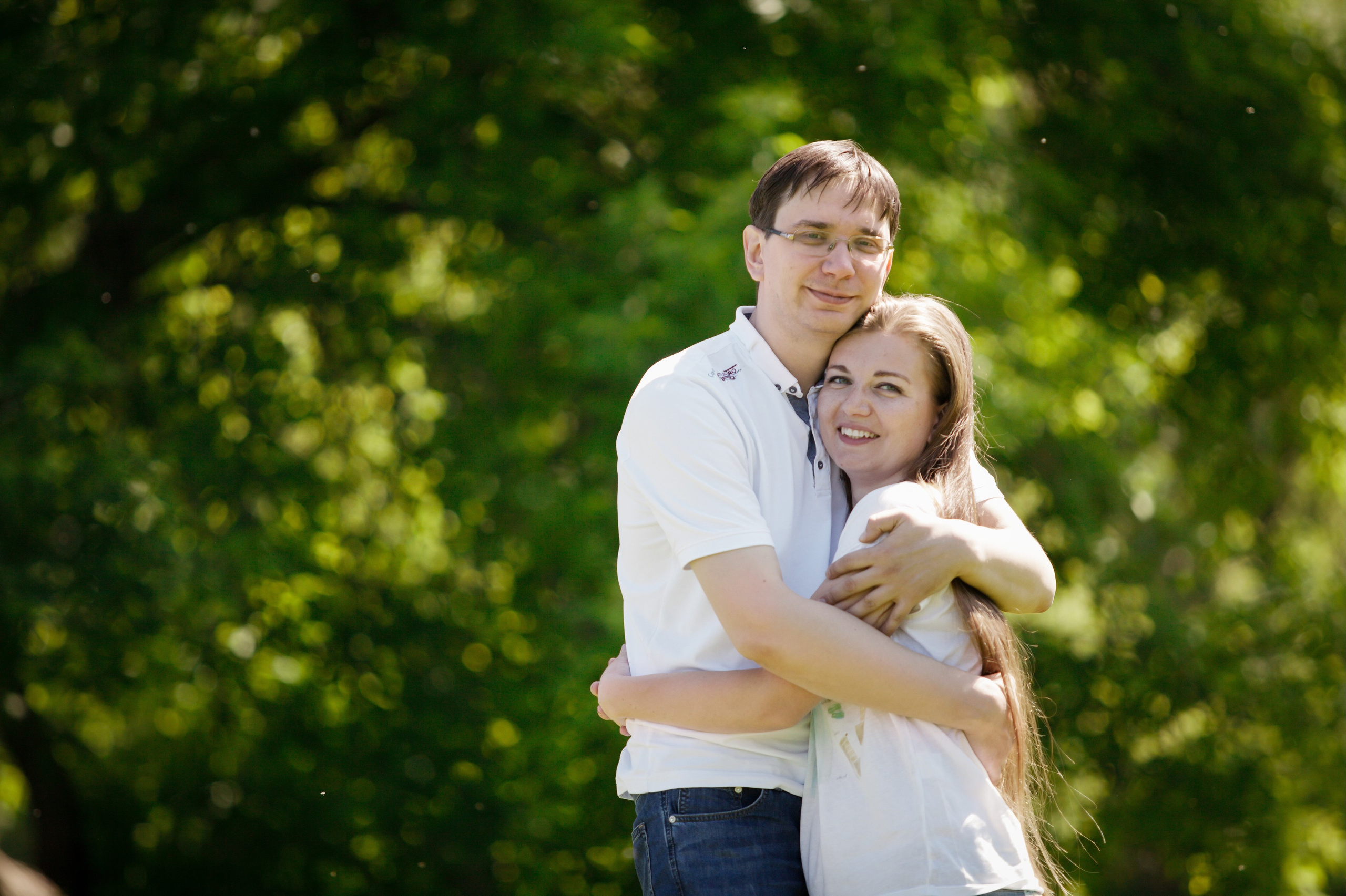 Семейная съемка в парке. Фотографы в Москве Светлана Устинова и Сергей Грачев