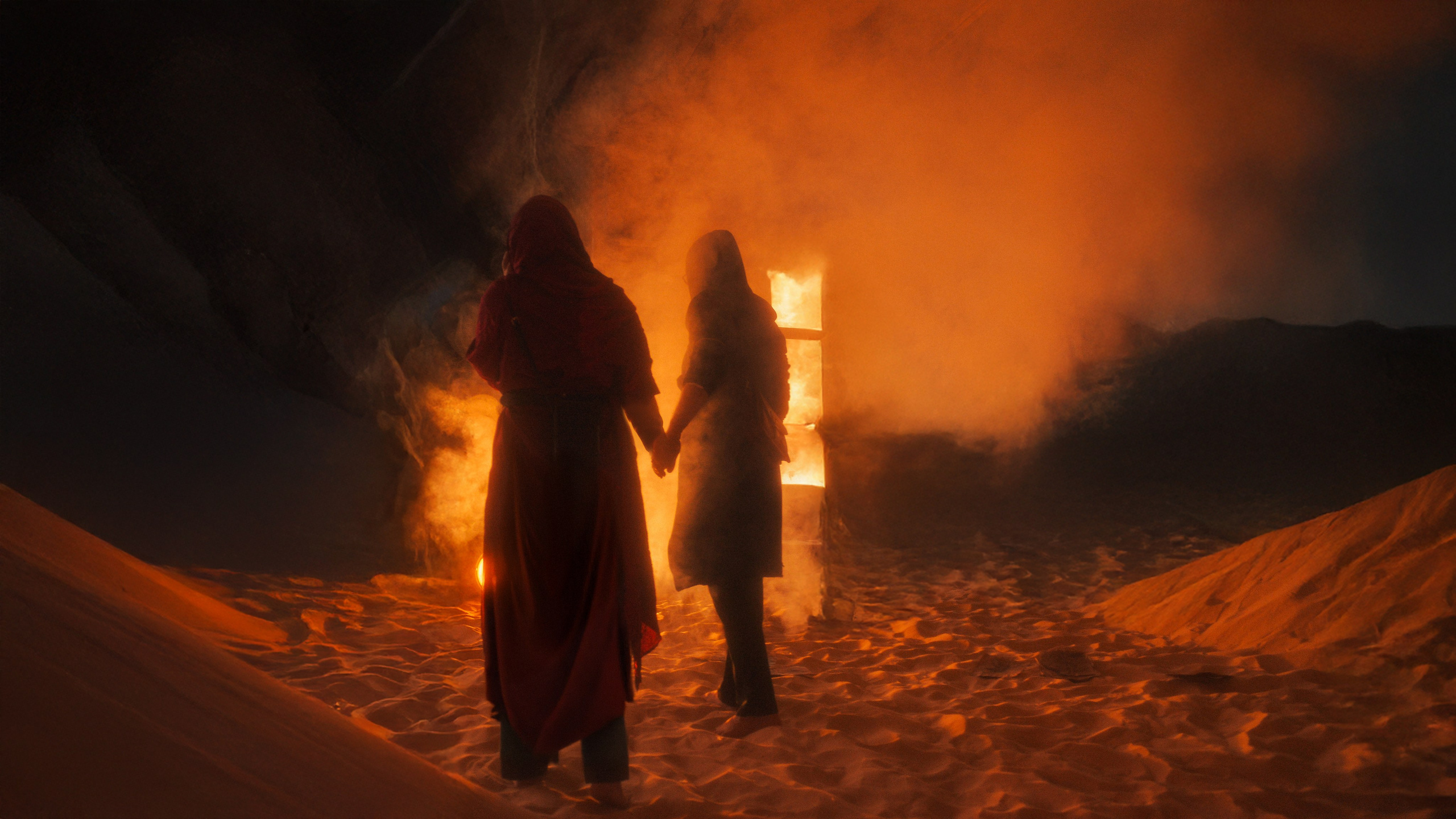 Затерянные в песках. Съемка в стиле антиутопии. Фотограф-режиссер Анастасия Вронская | Кинематографическая фотография