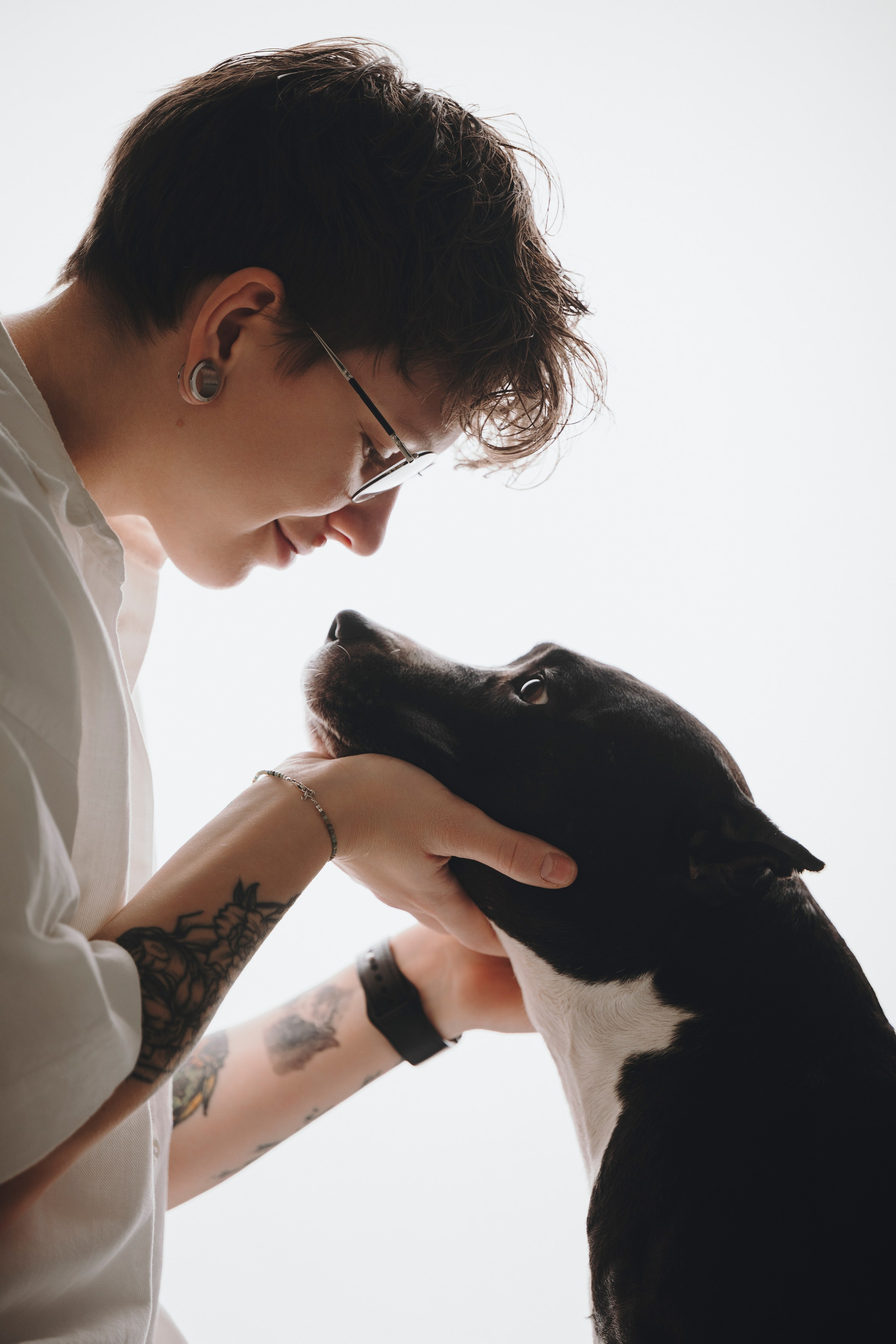 Настя, Рэги и Зена. Семейный фотограф анималист Ананьева Мария — Москва